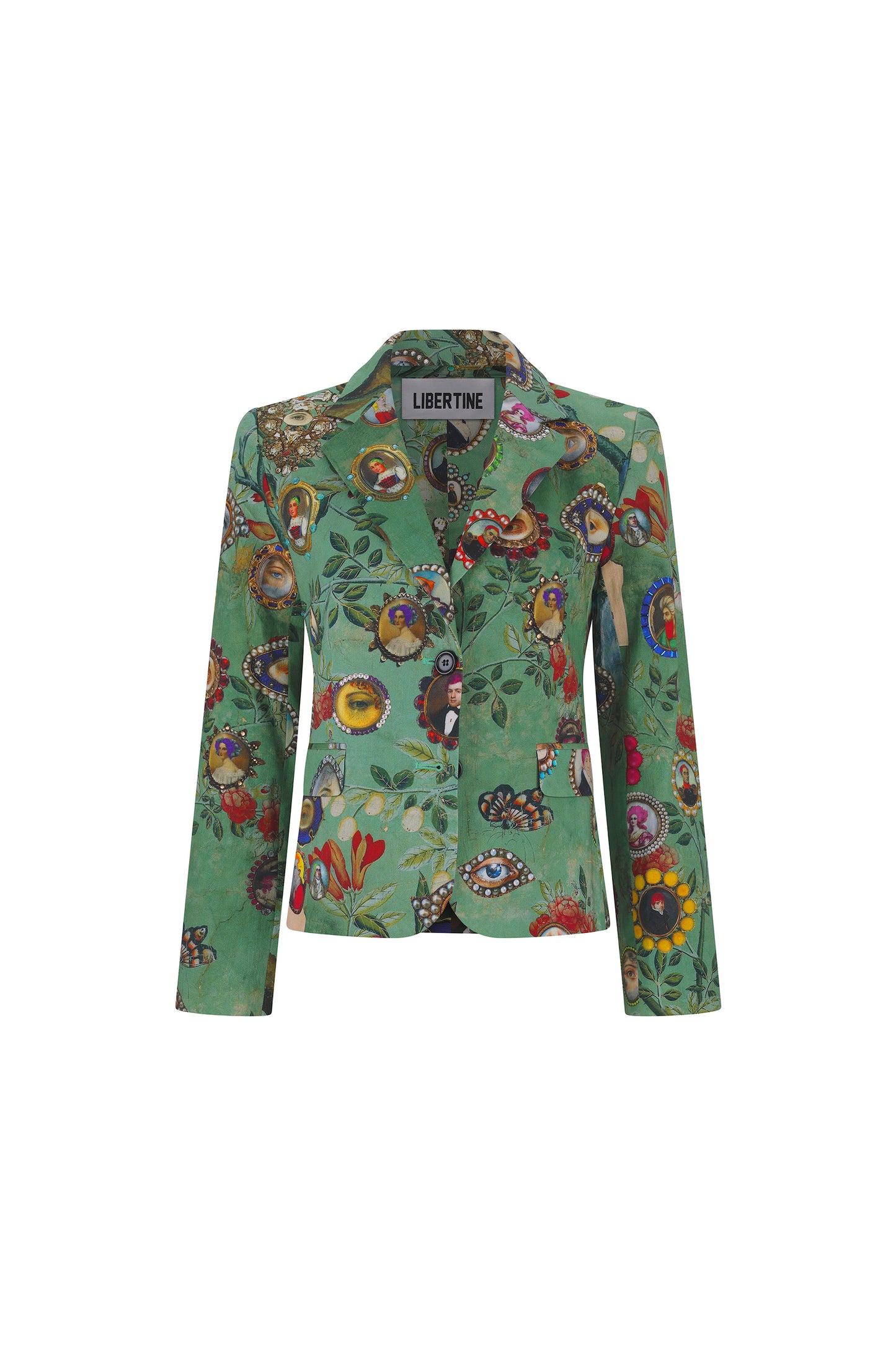 LOVER'S EYES L/S JACKET WITH CRYSTALS - - Libertine