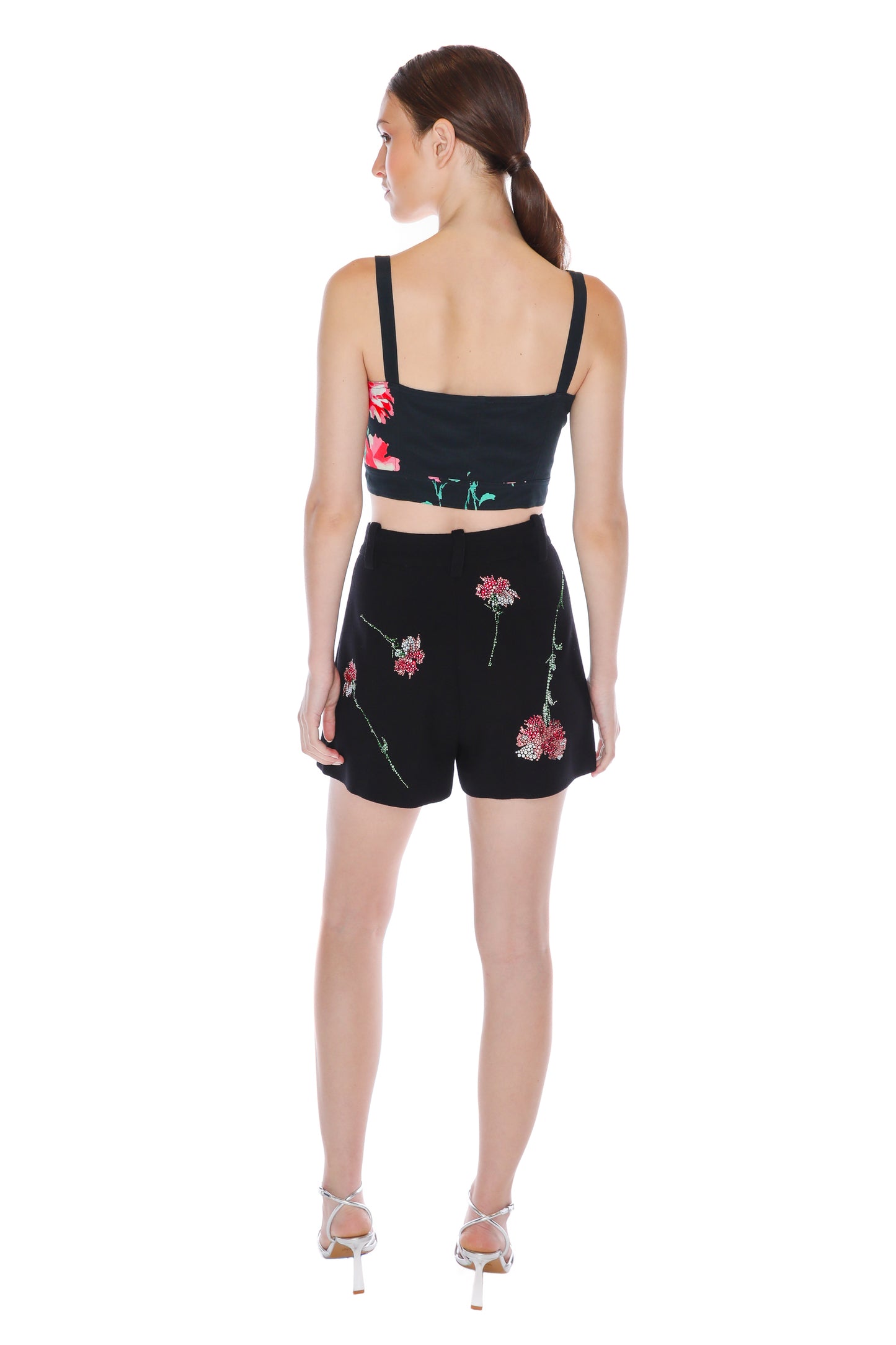 'CECIL BEATON PINK CARNATION' SAINT TROPEZ TOP - - Libertine