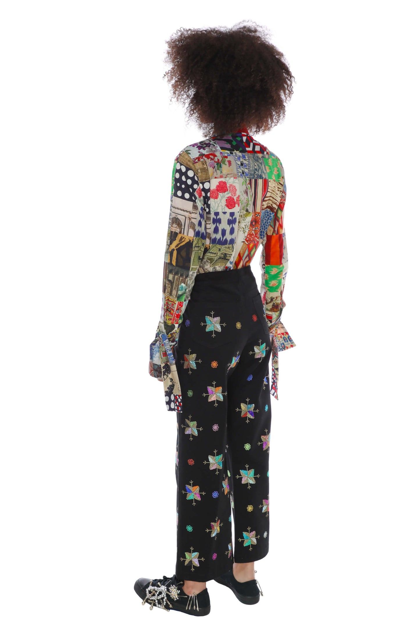 'ATLAS MOUNTAINS' CROPPED WIDE LEG PANT - - Libertine