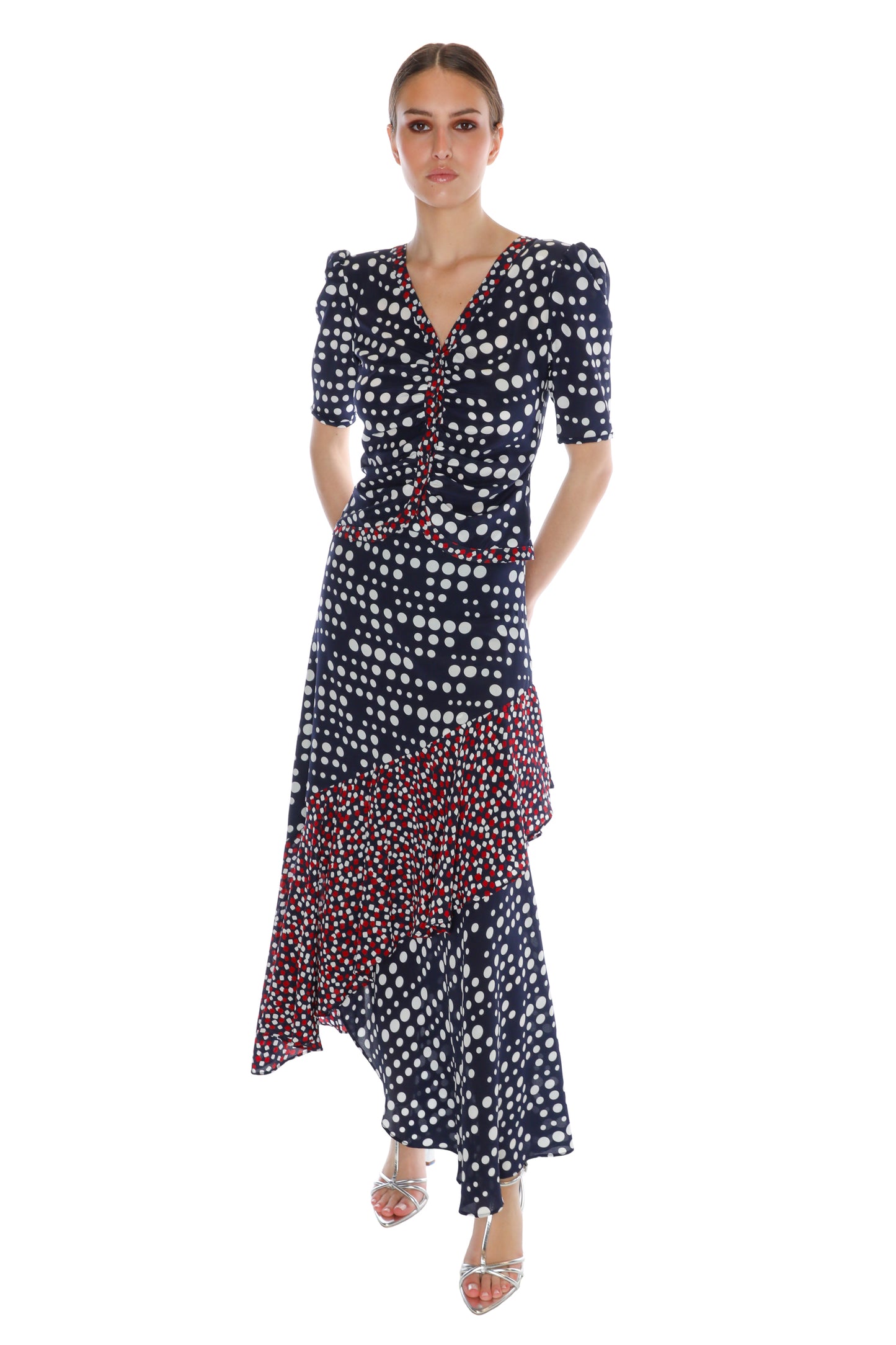 'DOT DOTISM' ASYMMETRICAL SKIRT - Skirts - Libertine