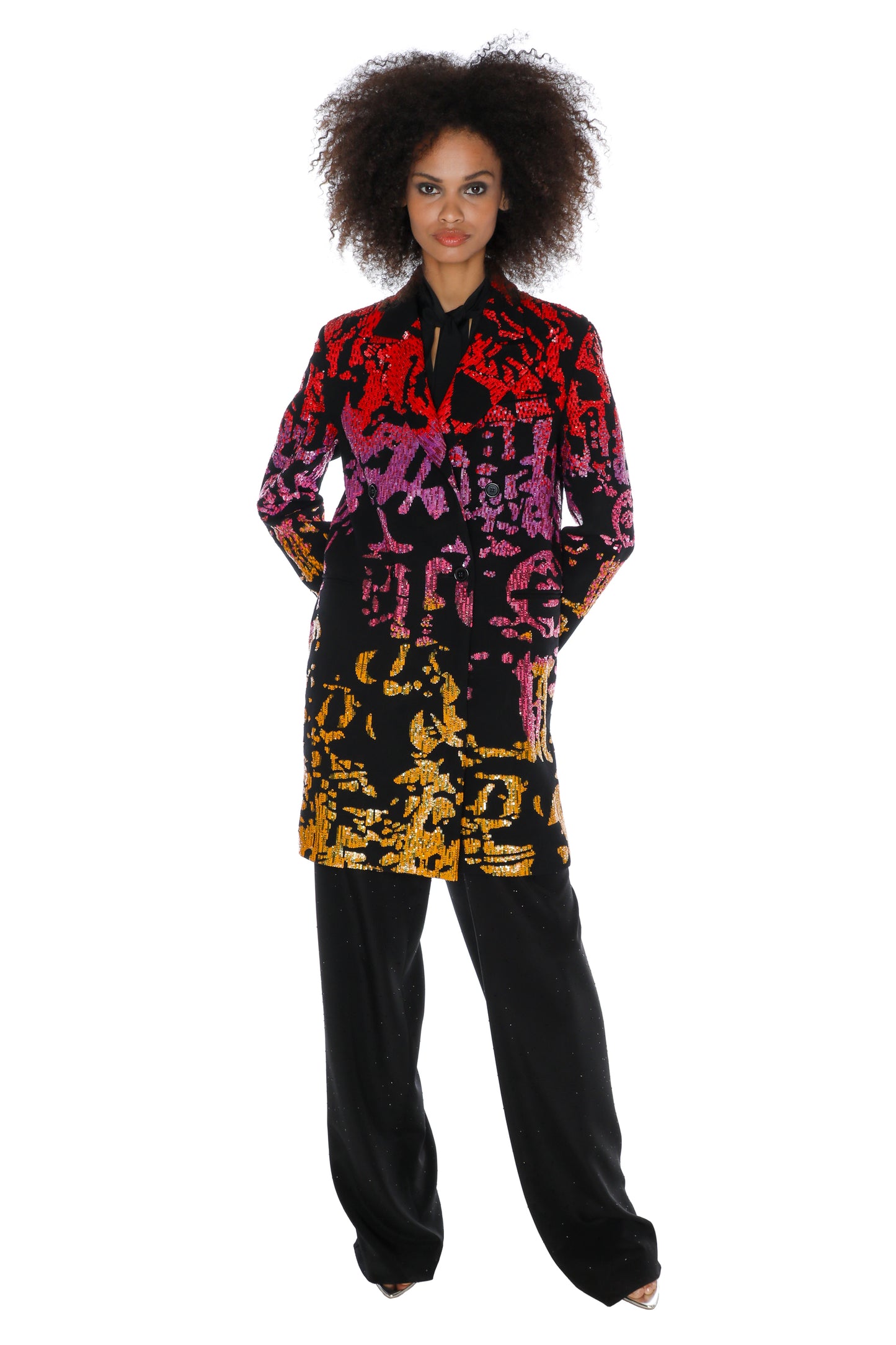 'DANTE'S INFERNO' DOUBLE BREASTED COAT - COATS - Libertine