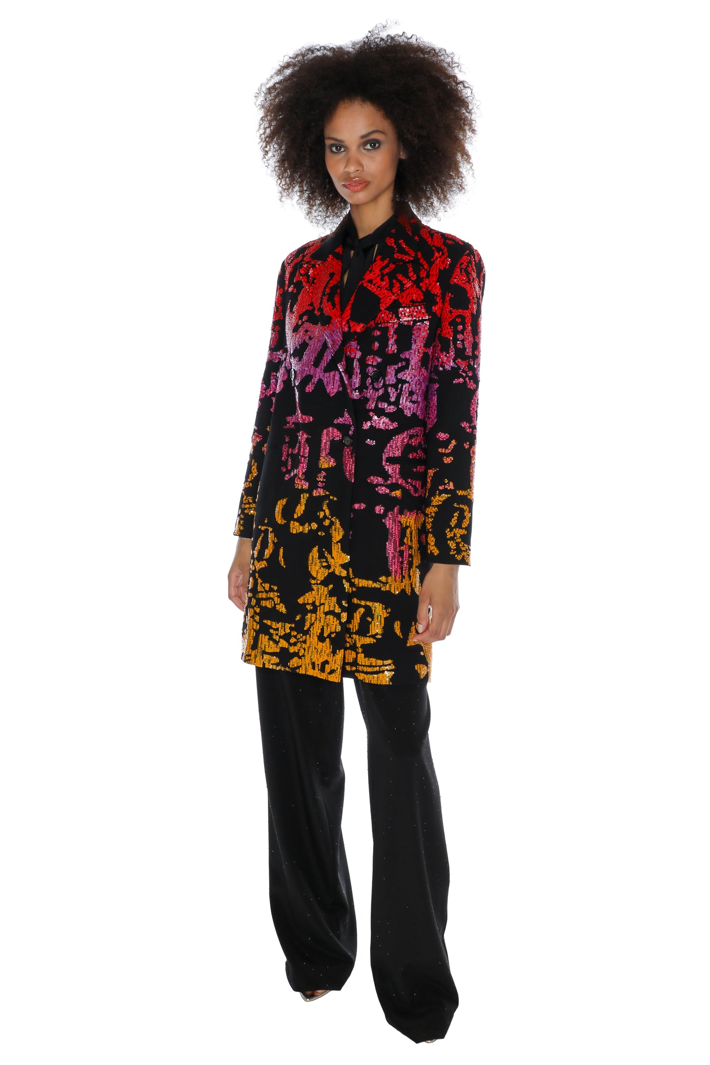 'DANTE'S INFERNO' DOUBLE BREASTED COAT - COATS - Libertine