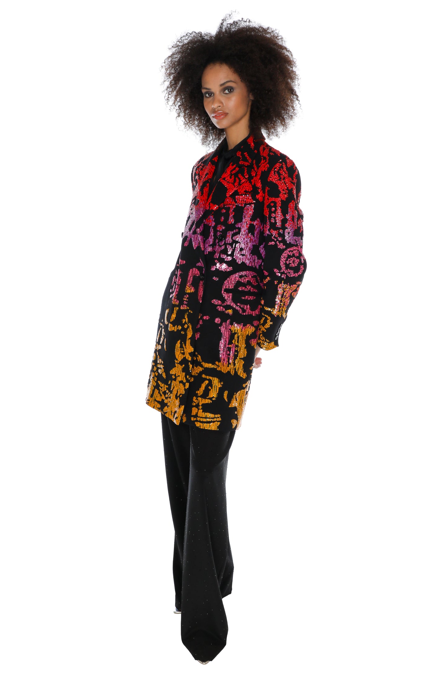 'DANTE'S INFERNO' DOUBLE BREASTED COAT - COATS - Libertine