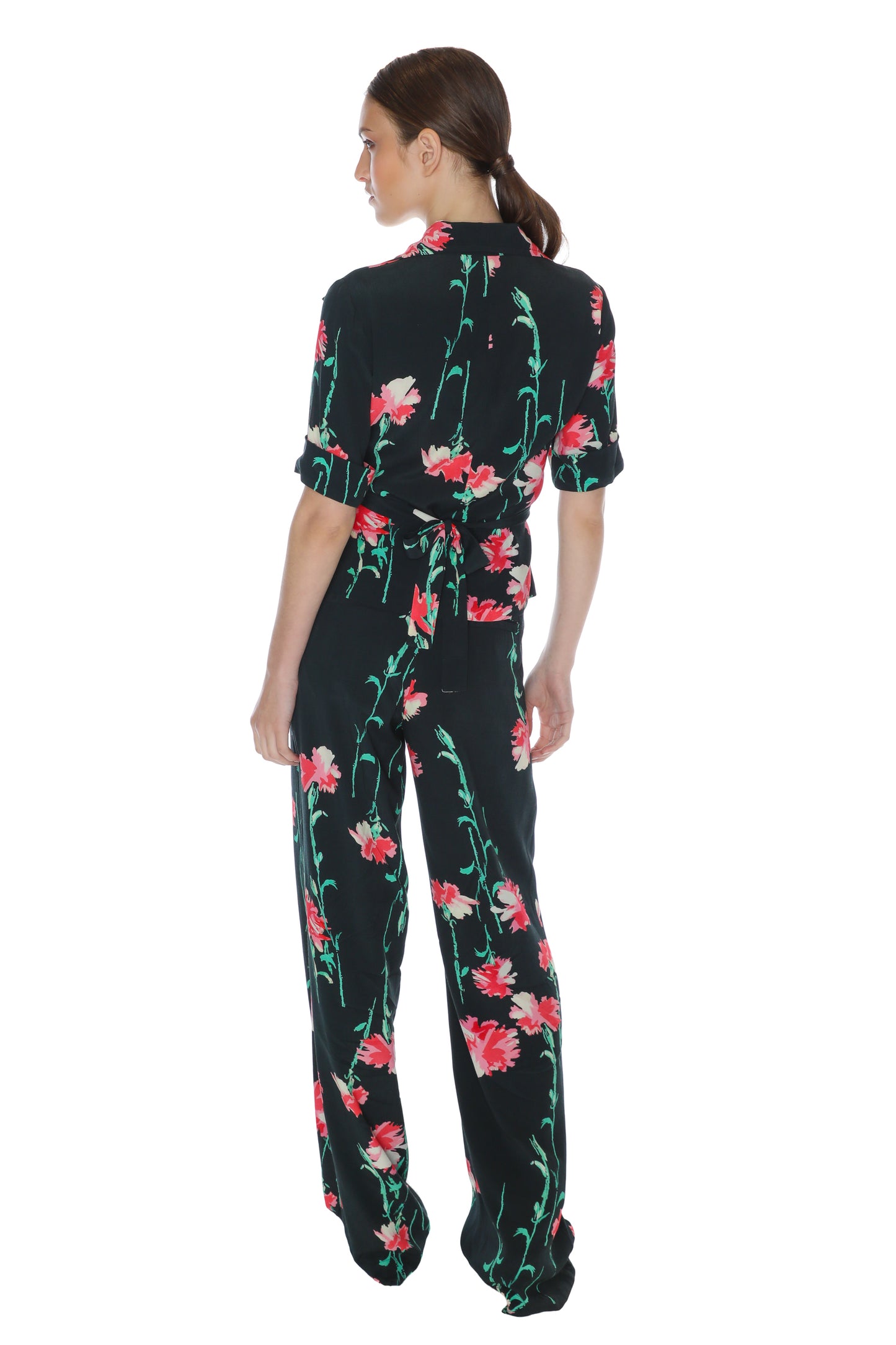 'CECIL BEATON PINK CARNATION' JAZZY BLOUSE - - Libertine