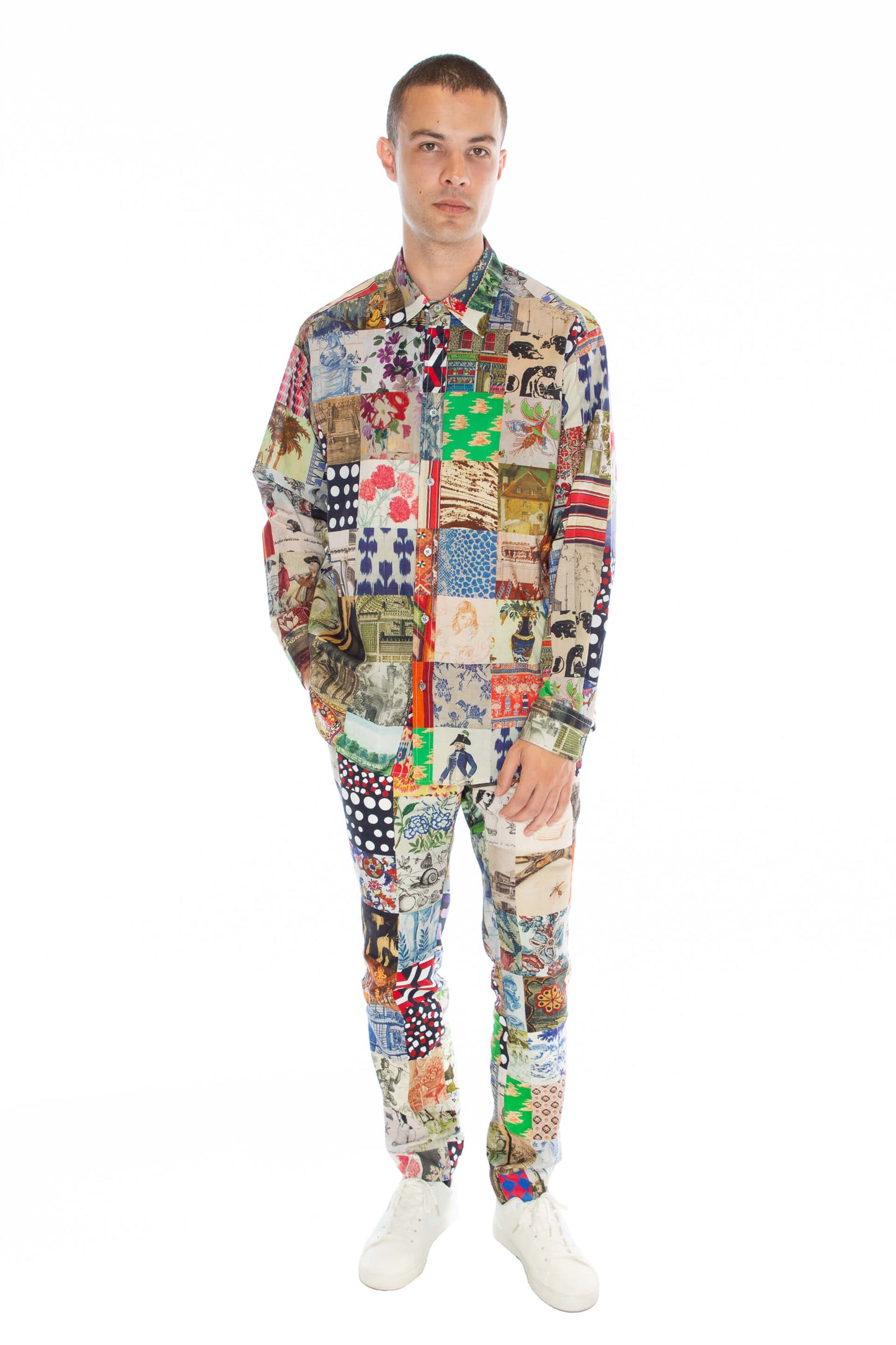 'BLOOMSBURY COLLAGE' CLASSIC SHIRT