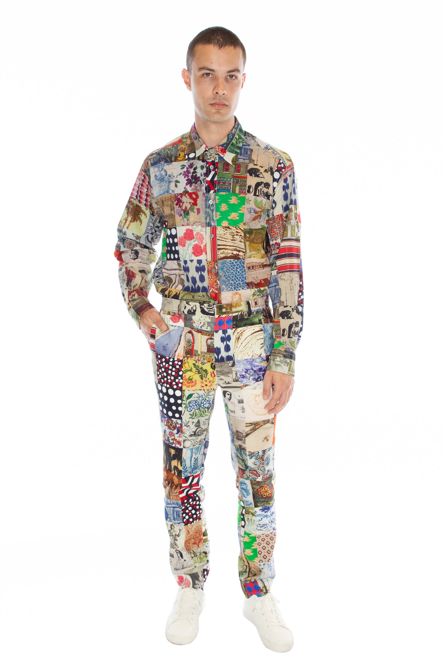 'BLOOMSBURY COLLAGE' TROUSER - PANTS - Libertine