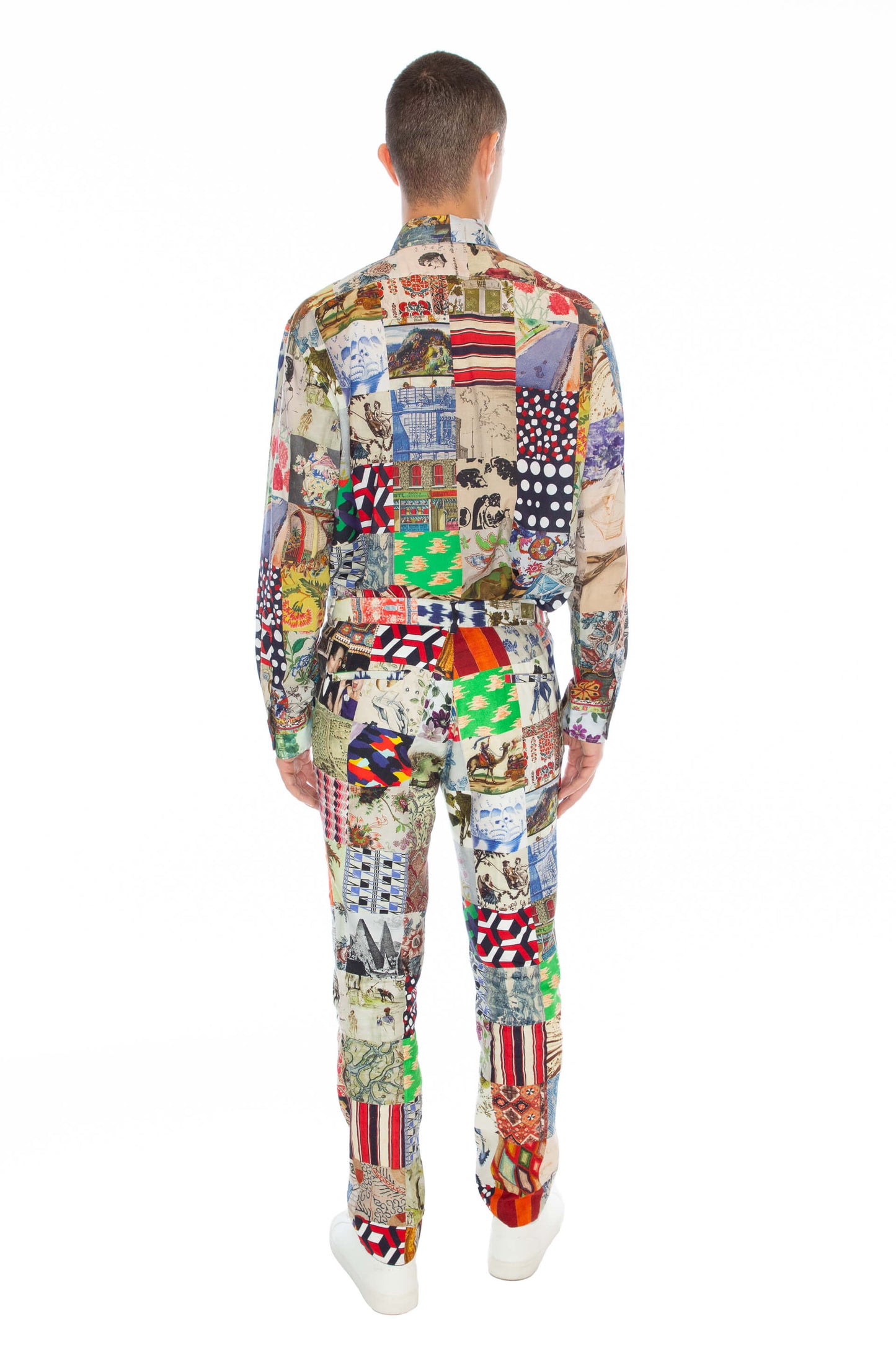 'BLOOMSBURY COLLAGE' TROUSER