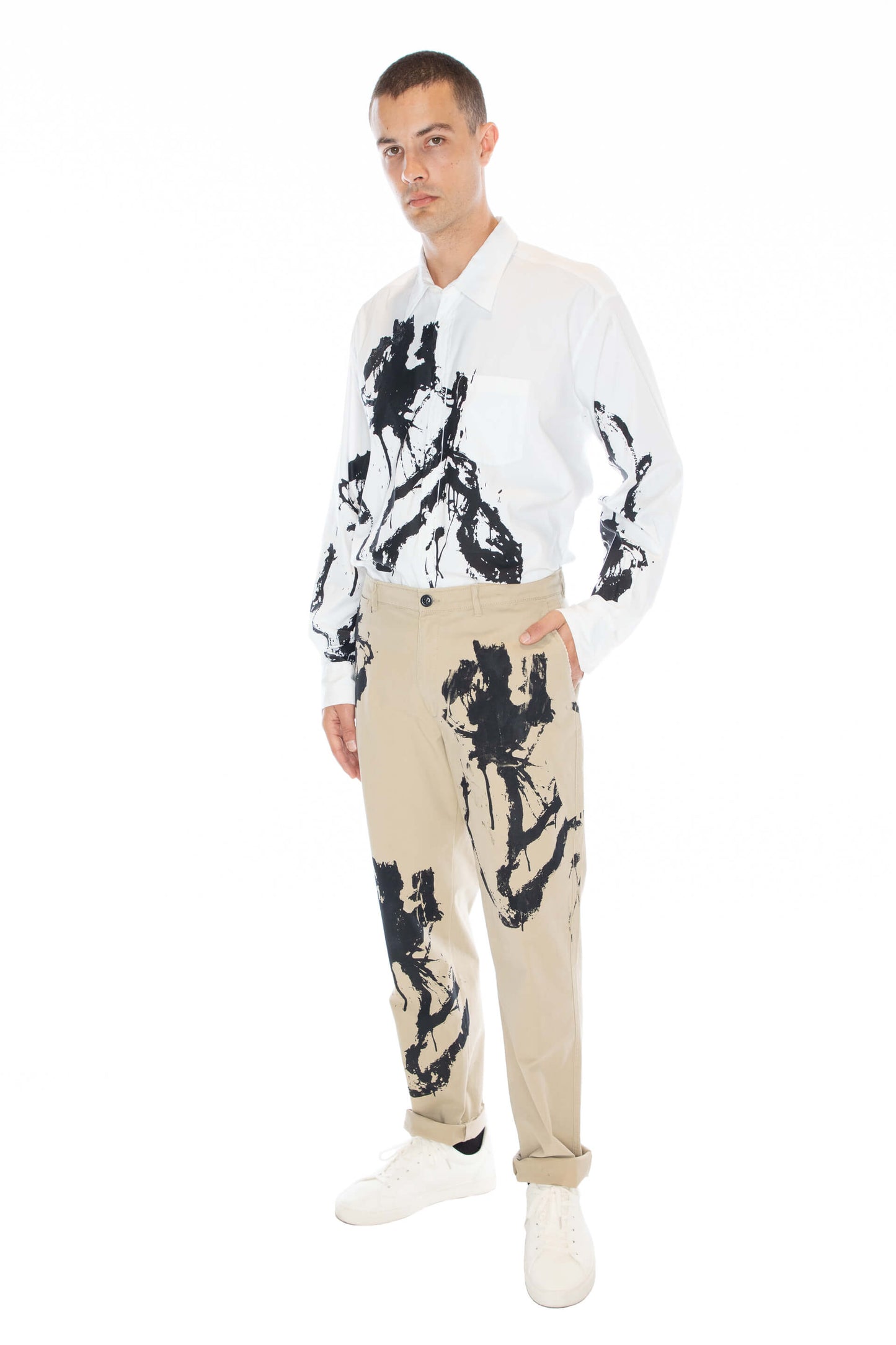 'NEO-EXPRESSIONISM' MEN'S CHINOS - - Libertine