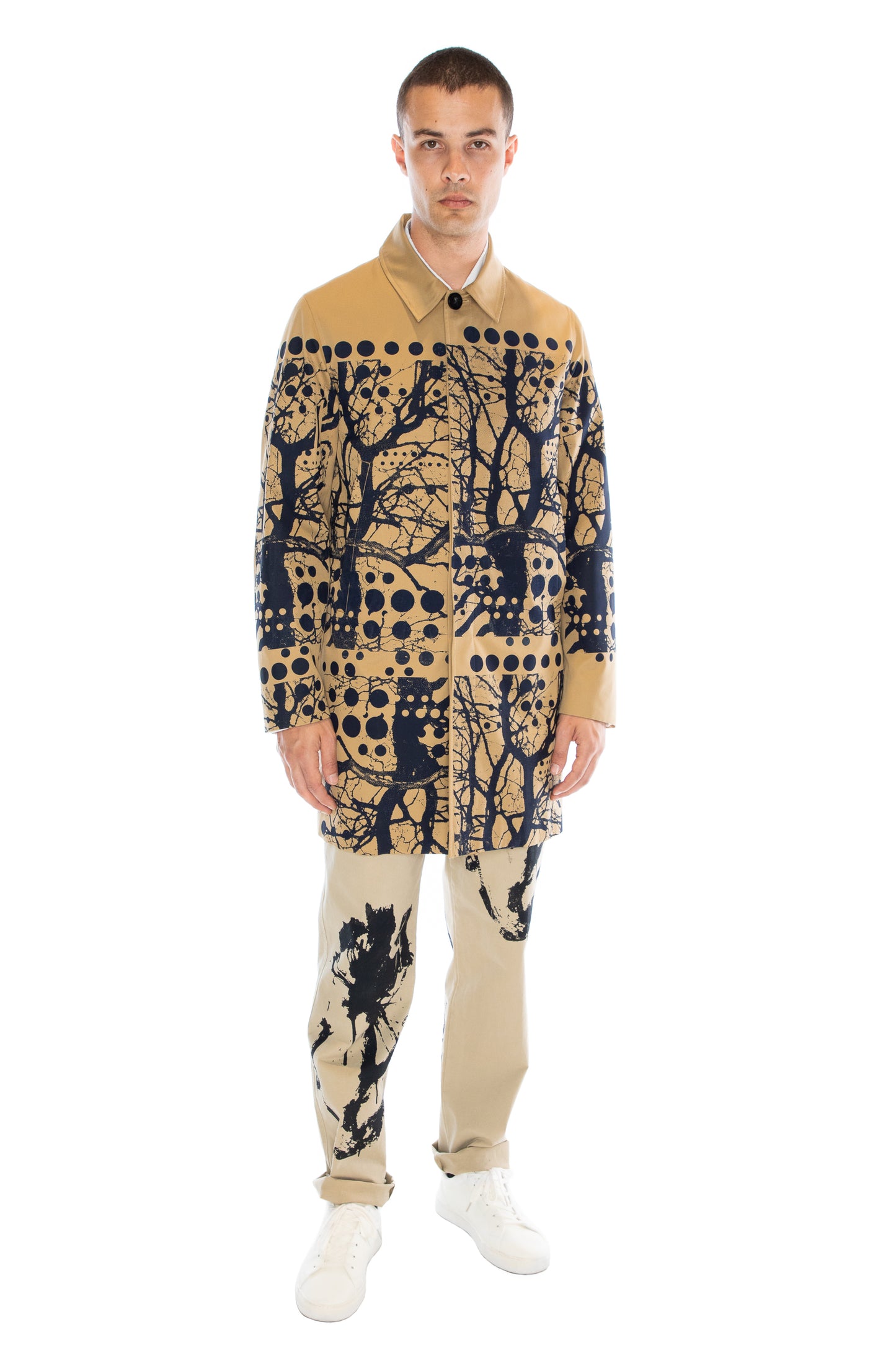 'MIDNIGHT DOTS' MAC COAT - - Libertine