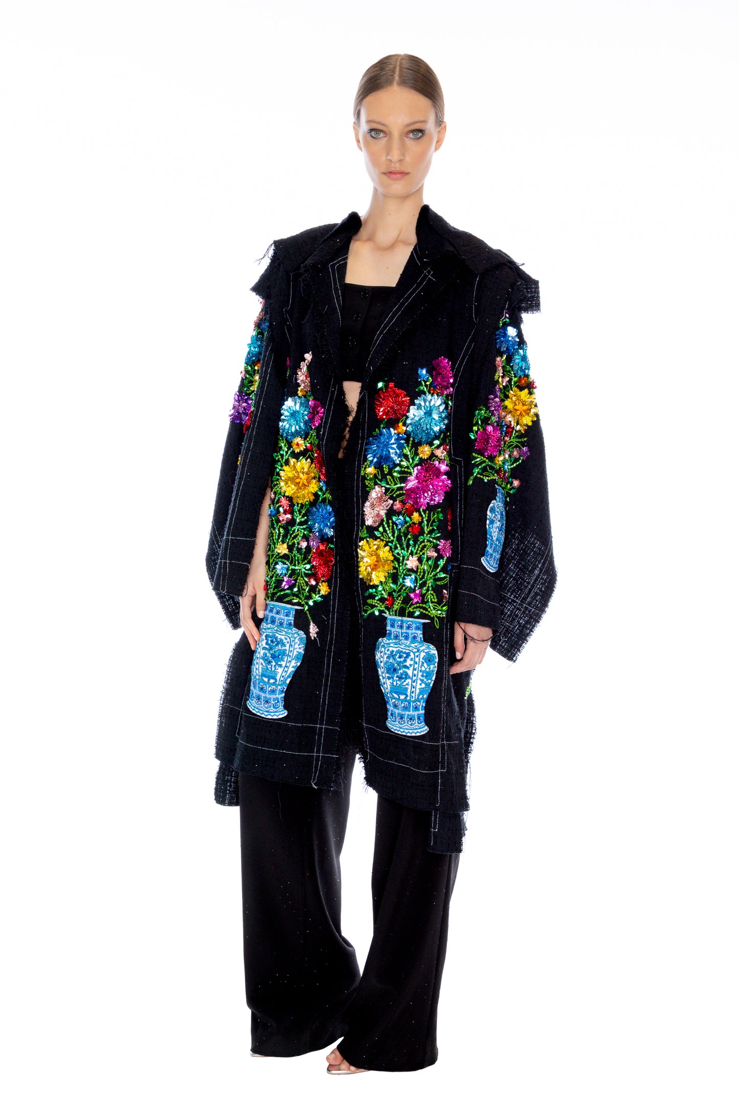 'MULTI GARDEN' DECONSTRUCTED CAPELET - - Libertine