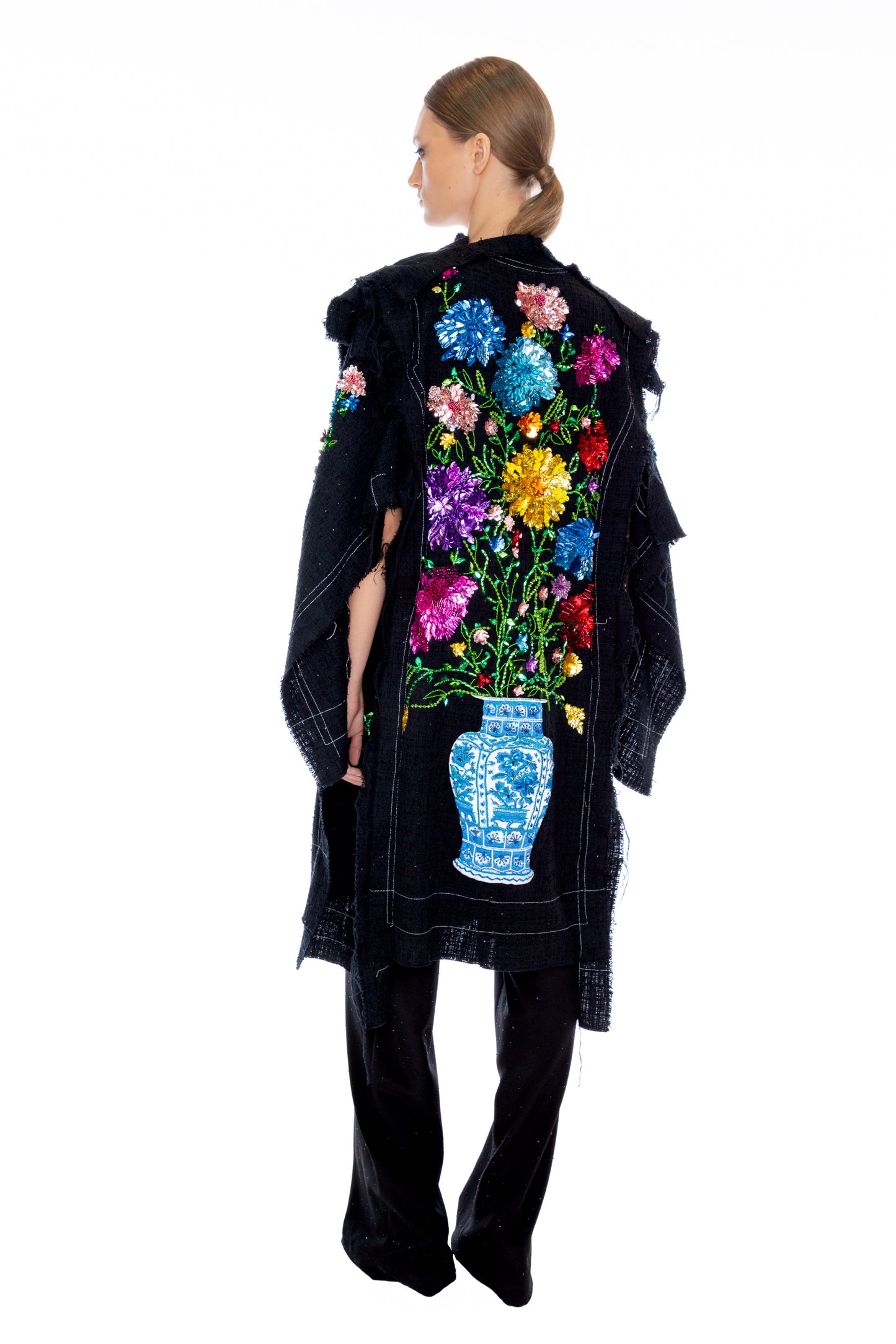 'MULTI GARDEN' DECONSTRUCTED CAPELET - - Libertine