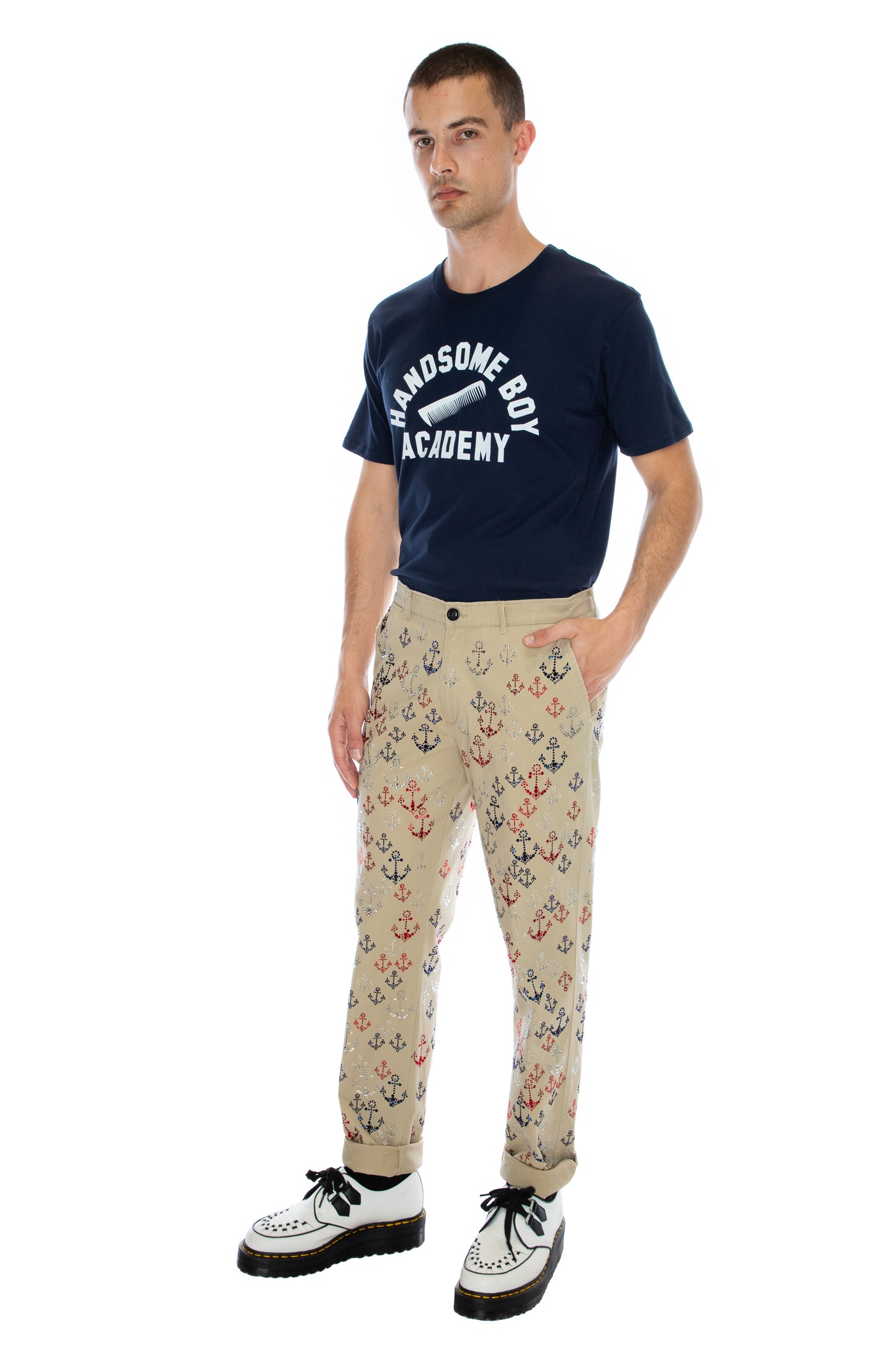 'Ahoy Matey' Men's Chinos - PANTS - Libertine