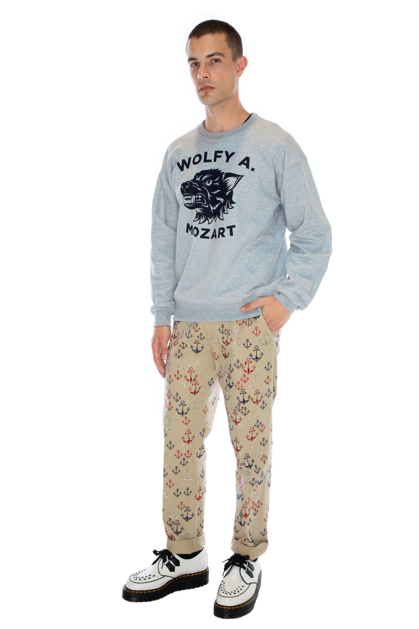 'WOLFY' CREWNECK SWEATSHIRT - - Libertine