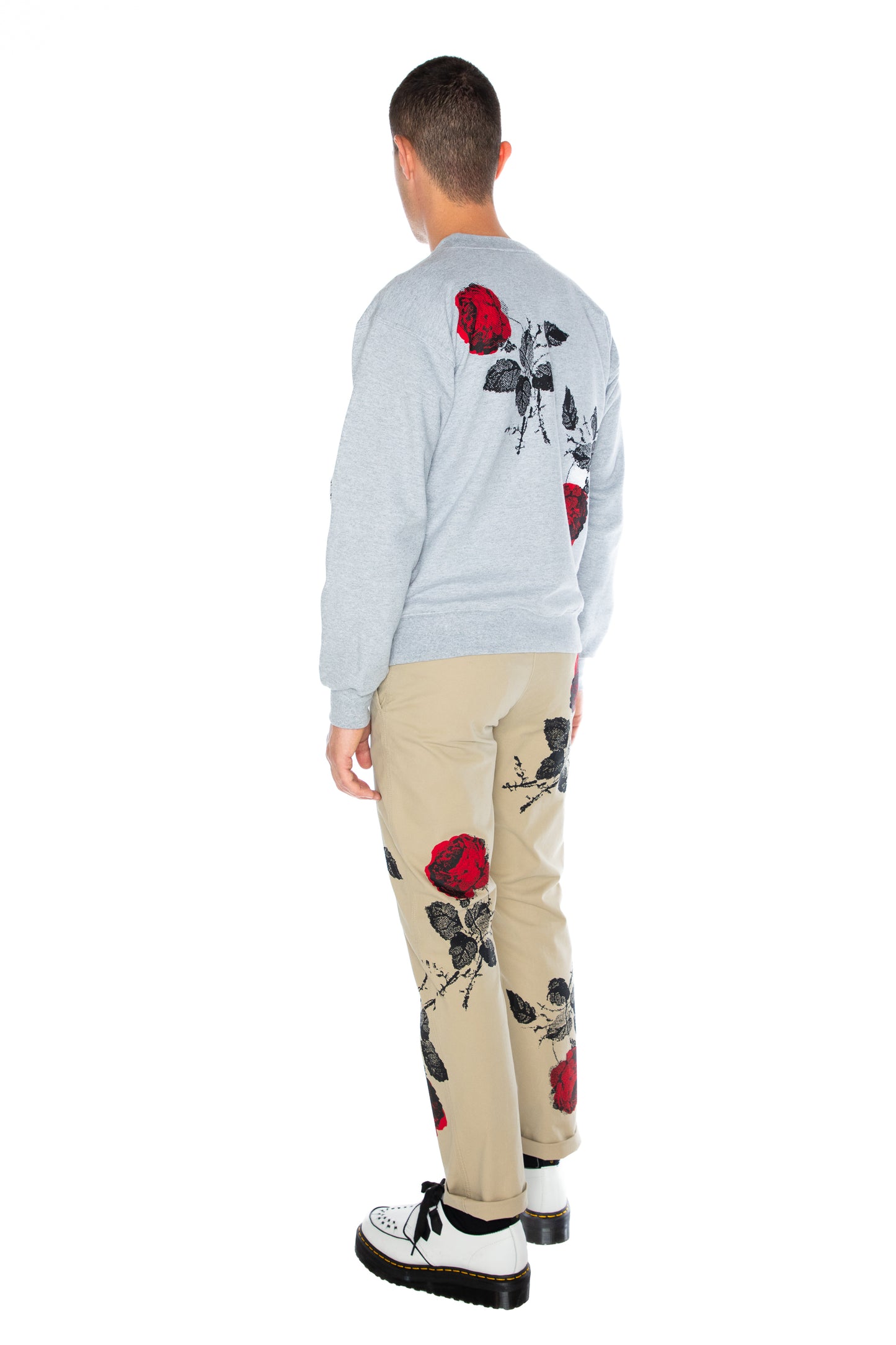 'STONE ROSES' CREWNECK SWEATSHIRT - SWEATSHIRTS - Libertine