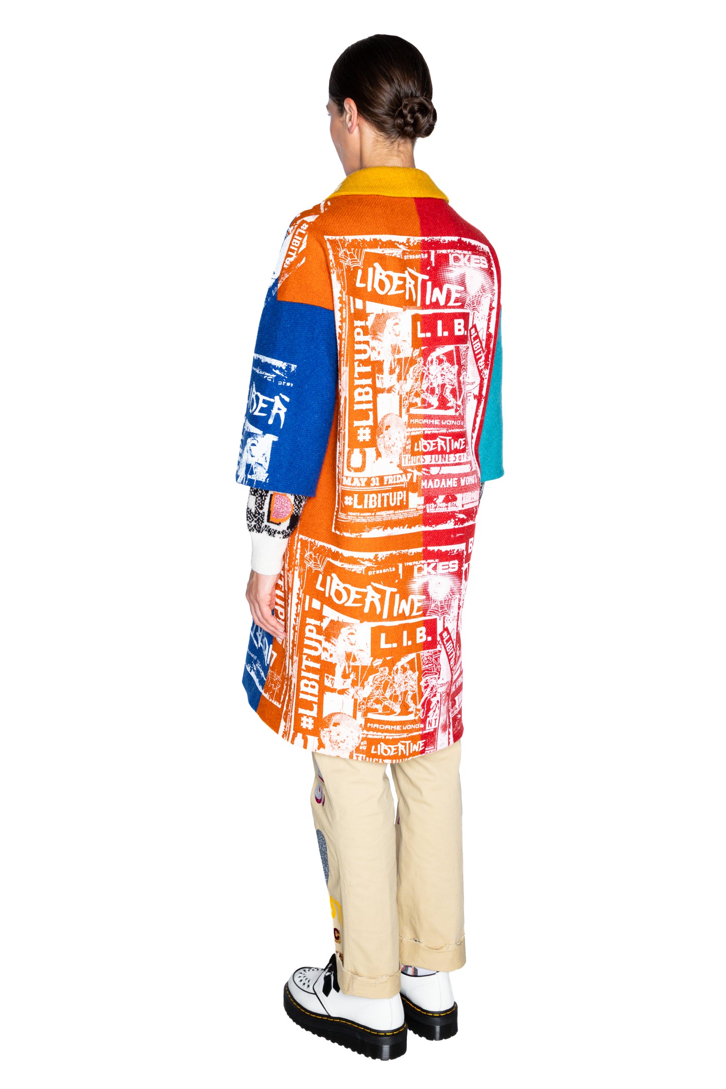 LIMITED RUN 'LIB IT UP' PATCH POCKET COAT - - Libertine