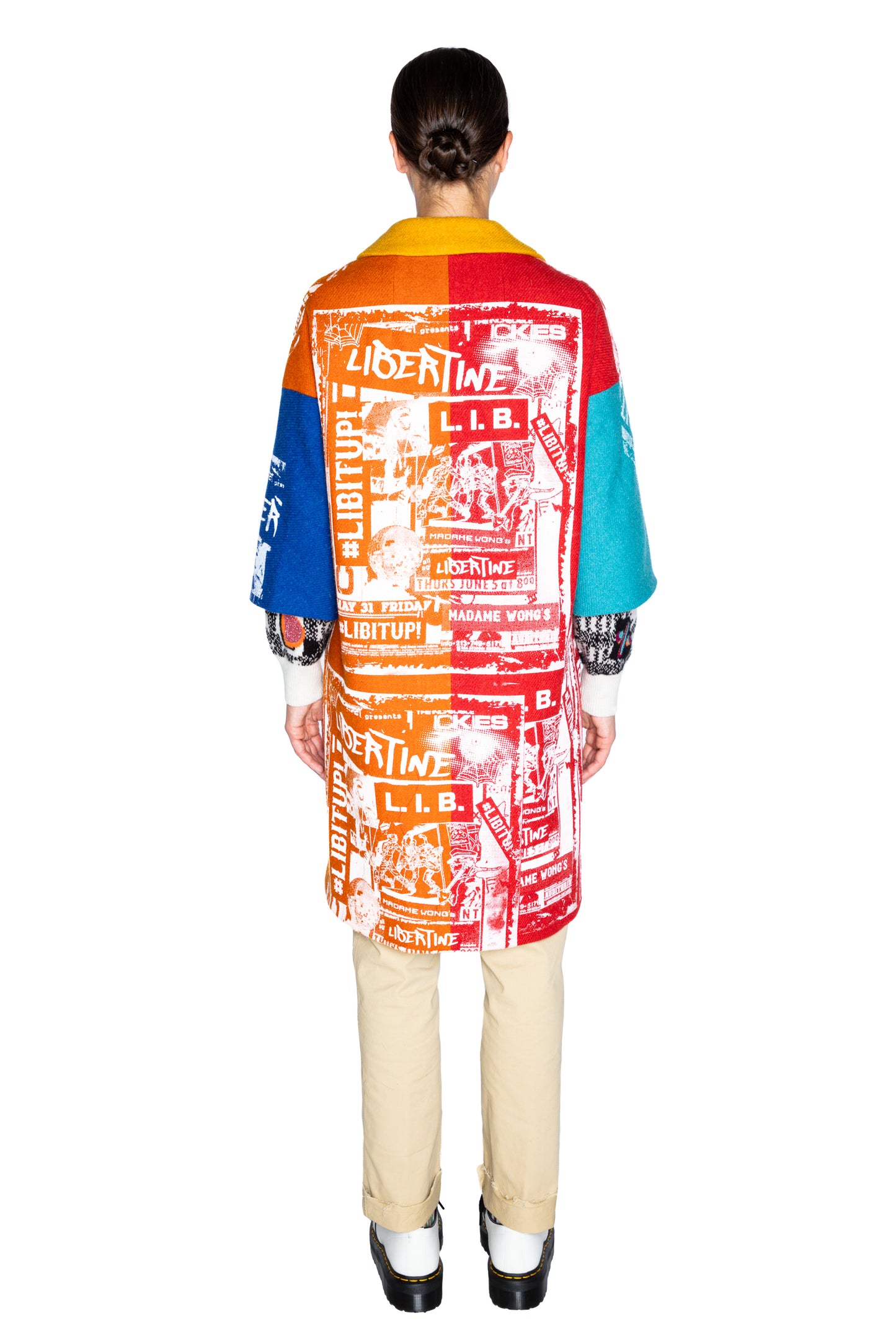 LIMITED RUN 'LIB IT UP' PATCH POCKET COAT - - Libertine