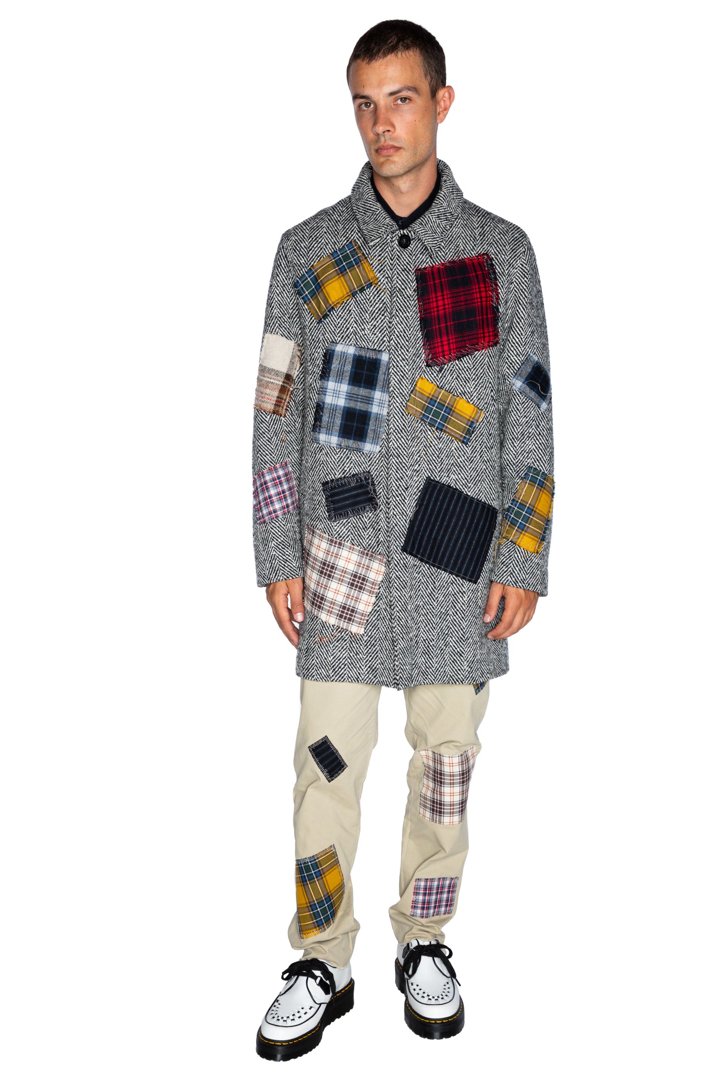 'PATCH HAPPY' MAC COAT - - Libertine