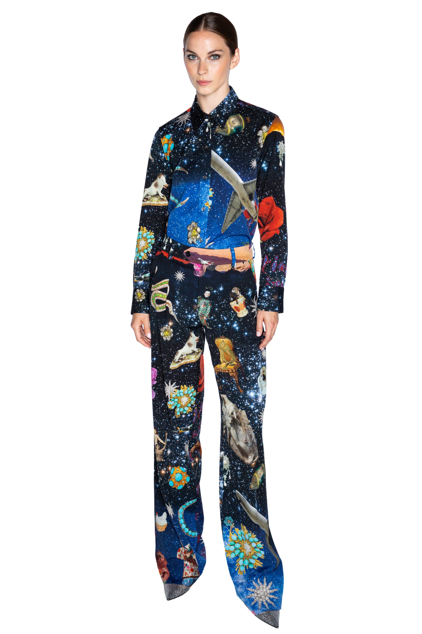 'STARRY NIGHT REDUX' BAGGY TROUSER - - Libertine