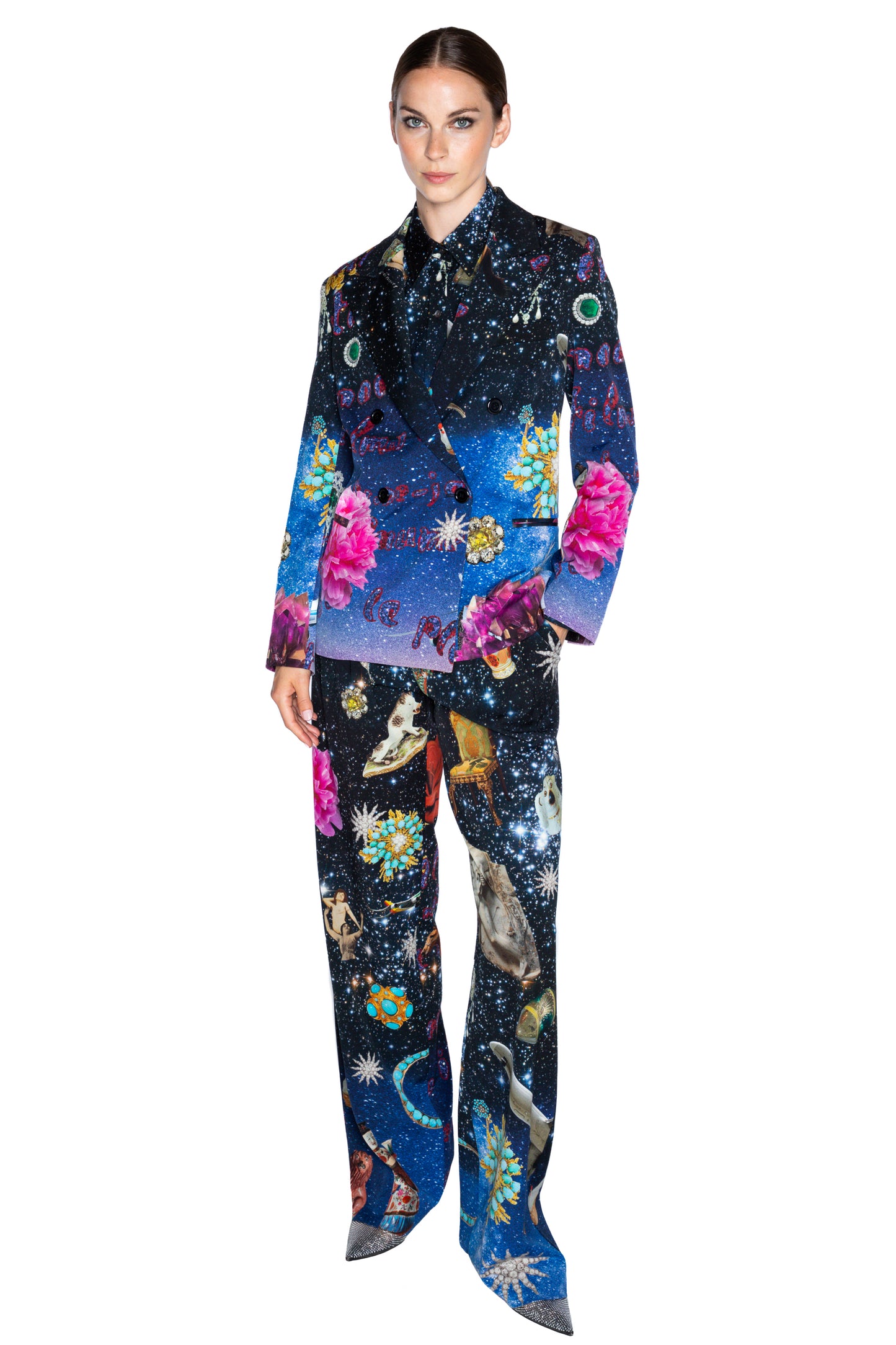 'STARRY NIGHT REDUX' DOUBLE BREASTED JACKET - - Libertine