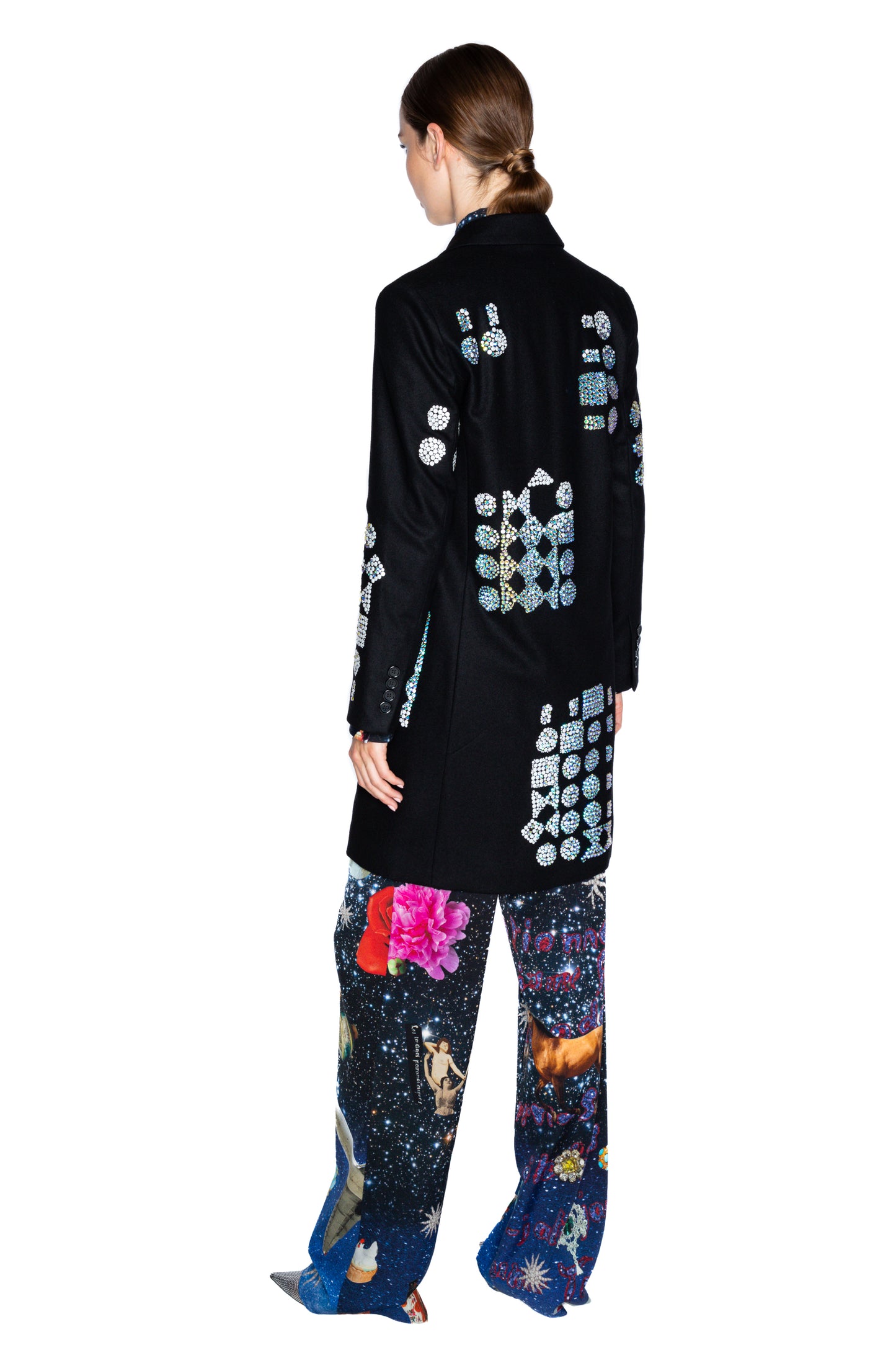 'GEOMETRIC' LONG DOUBLE BREASTED JACKET - - Libertine