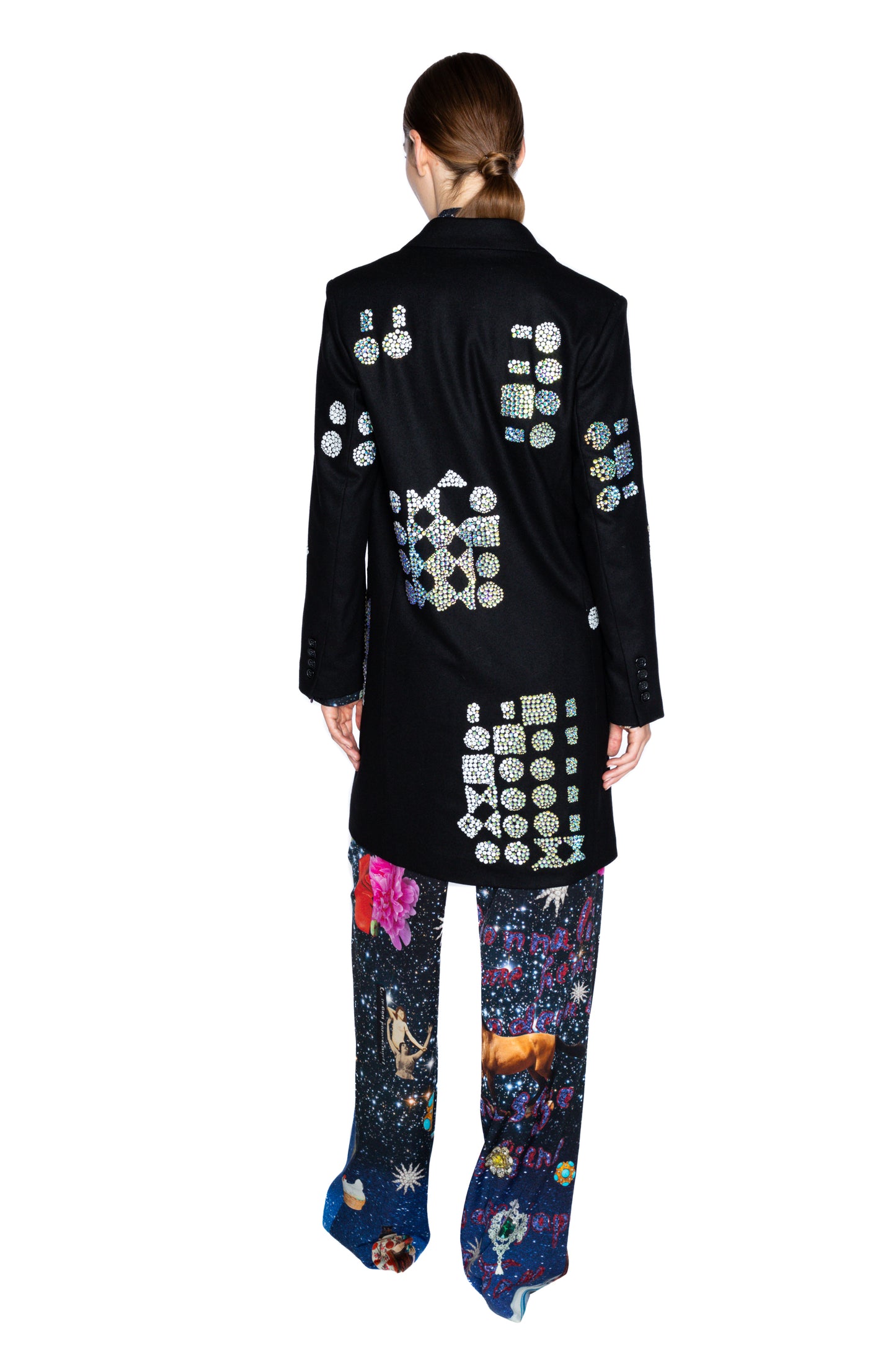 'GEOMETRIC' LONG DOUBLE BREASTED JACKET - - Libertine