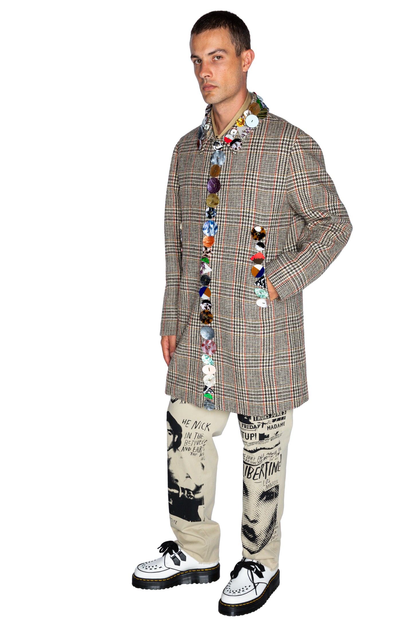 'MEMORY VASE' MAC COAT - - Libertine