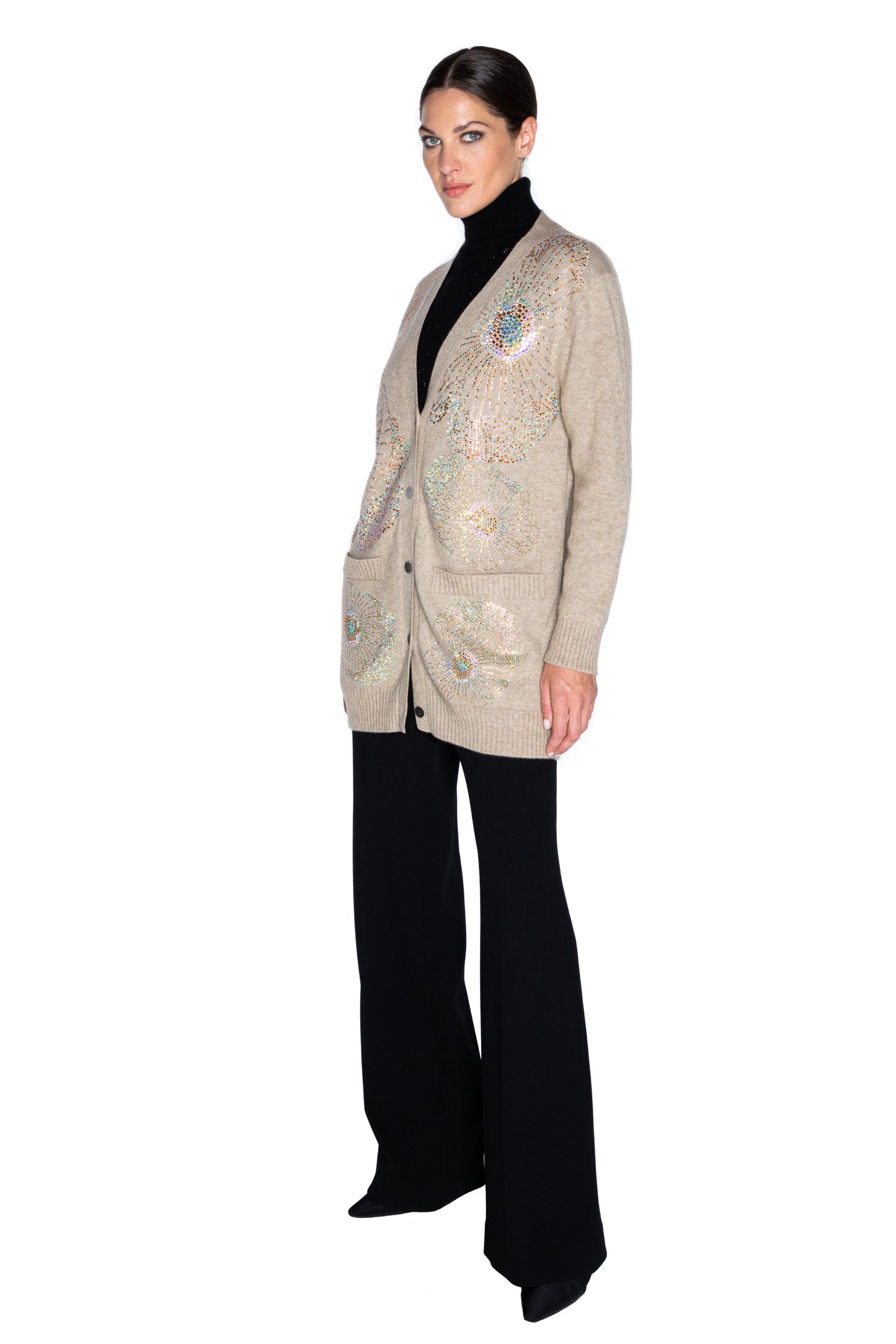 'GARDENIA' OVERSIZED CARDIGAN - - Libertine