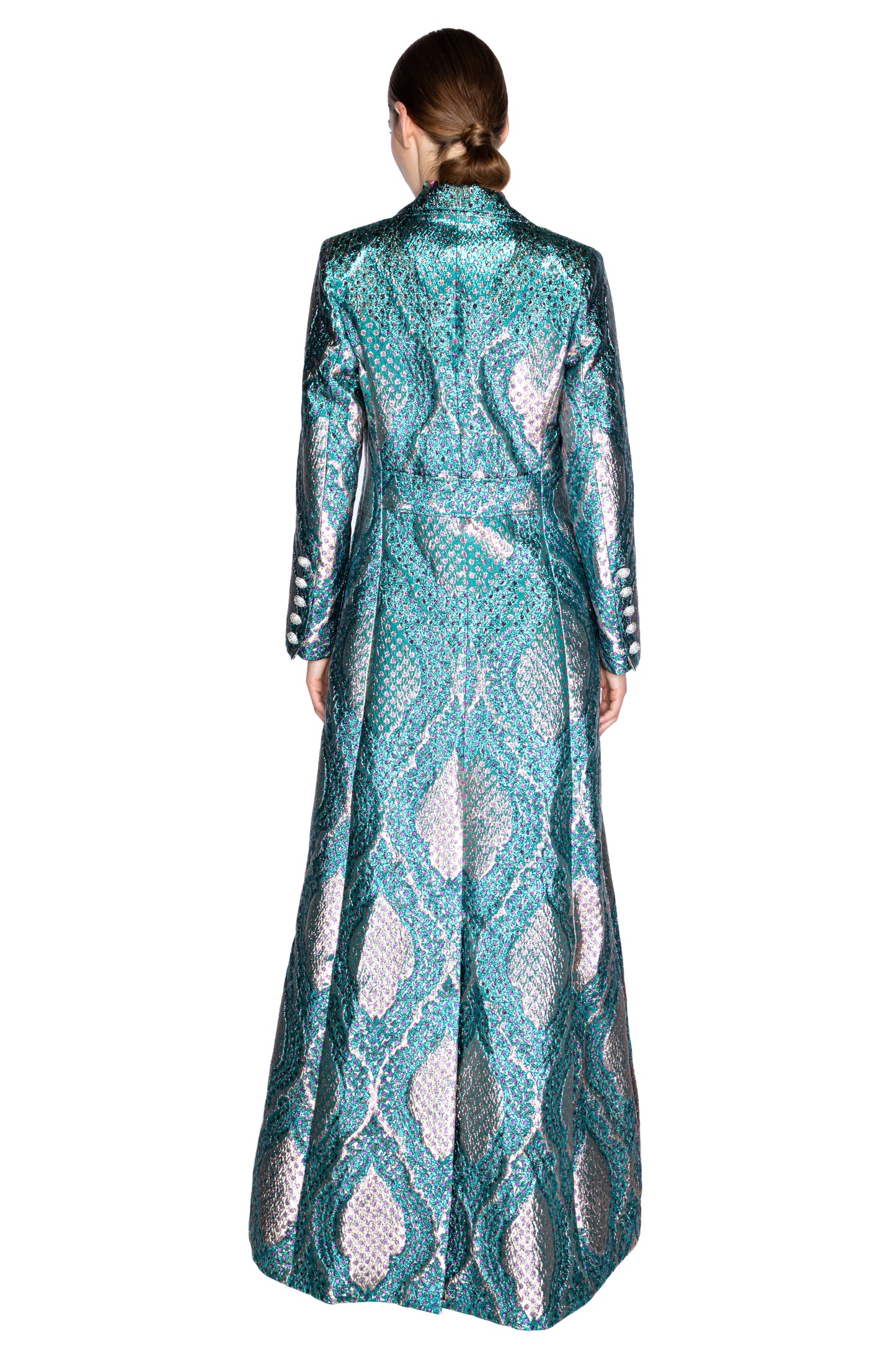 'TANGIER JACQUARD' MAXI COAT - - Libertine