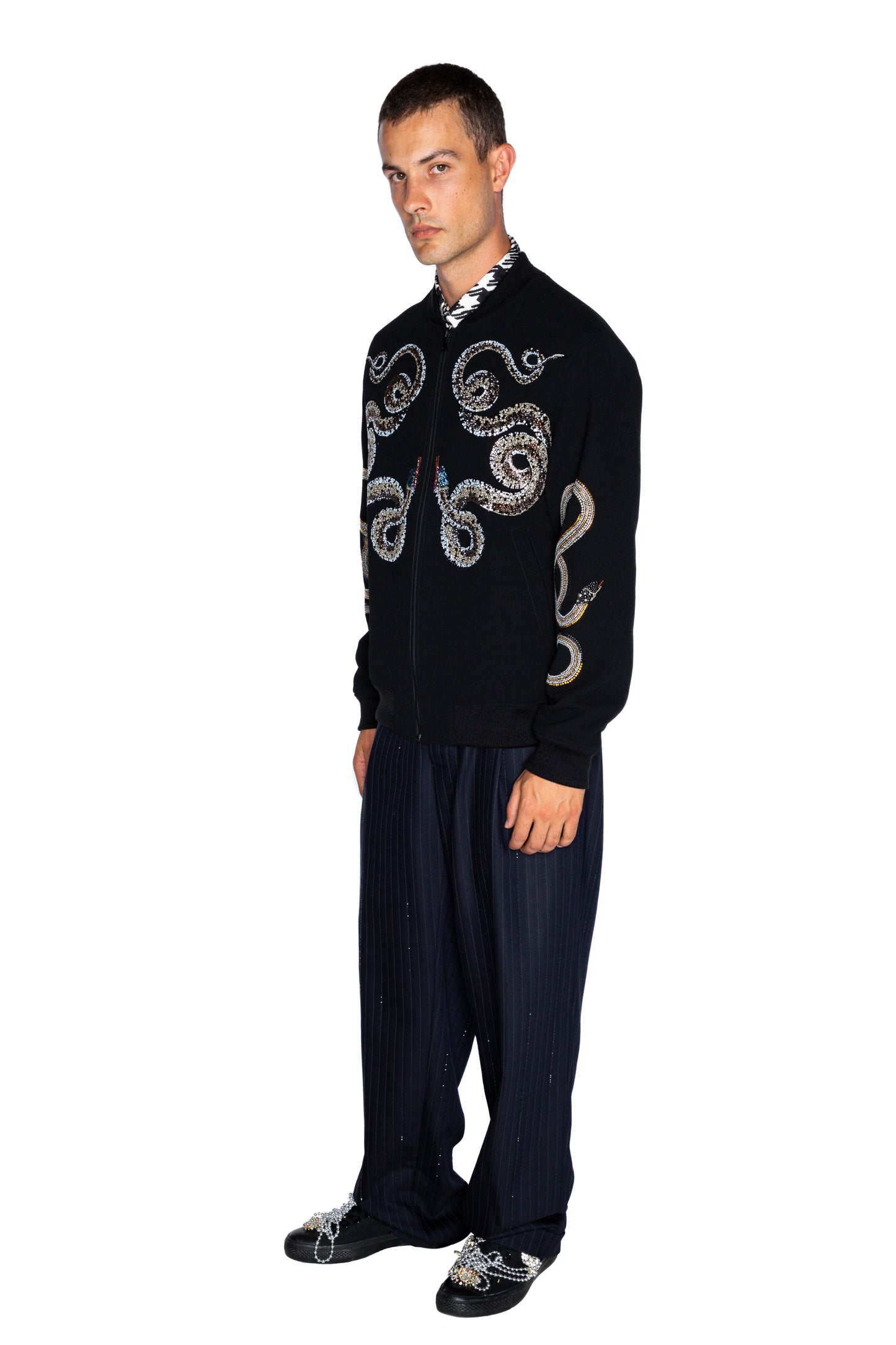 'REPTILIAN' BOMBER JACKET - - Libertine