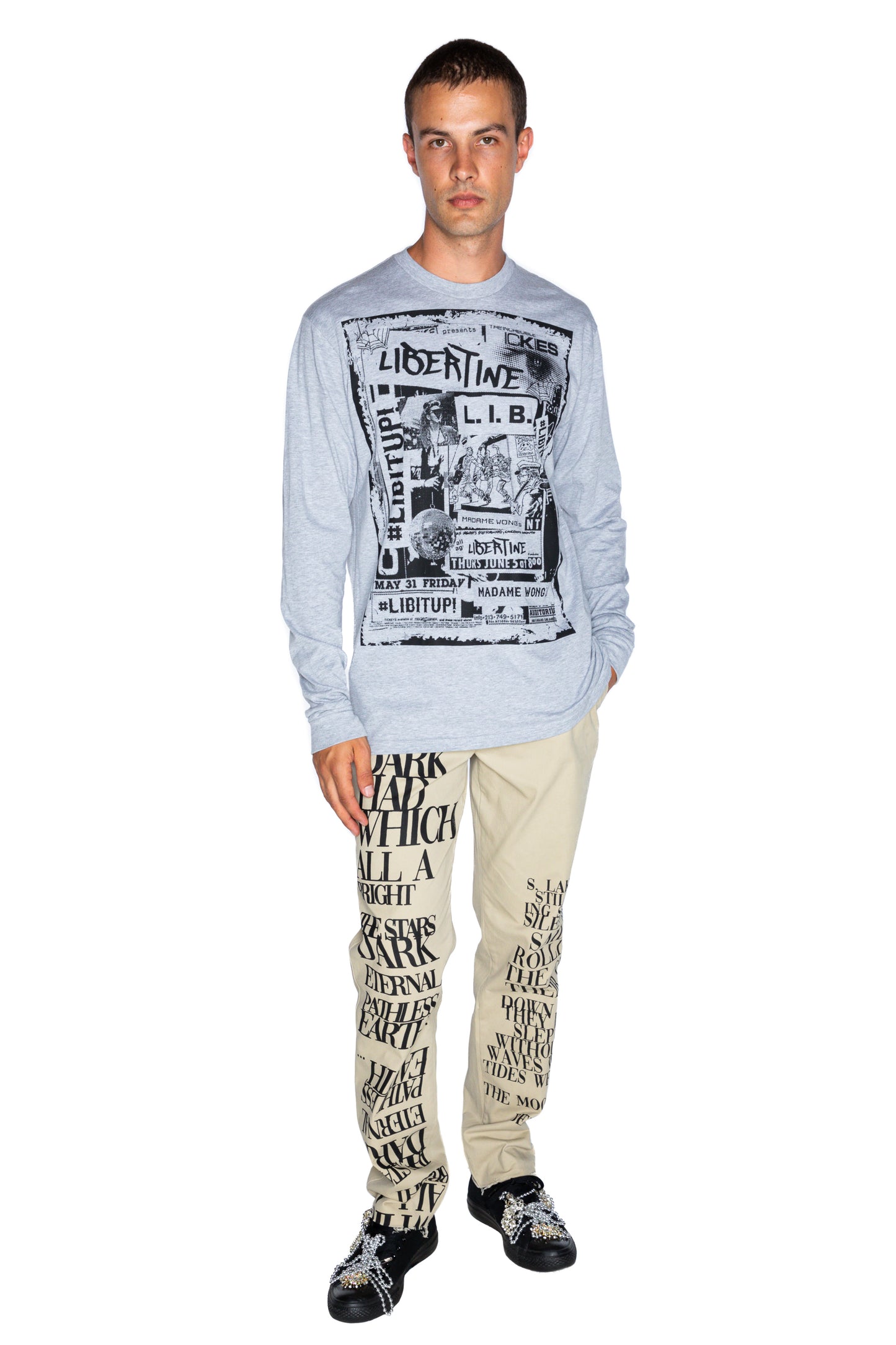 'LIB IT UP' L/S T SHIRT - - Libertine
