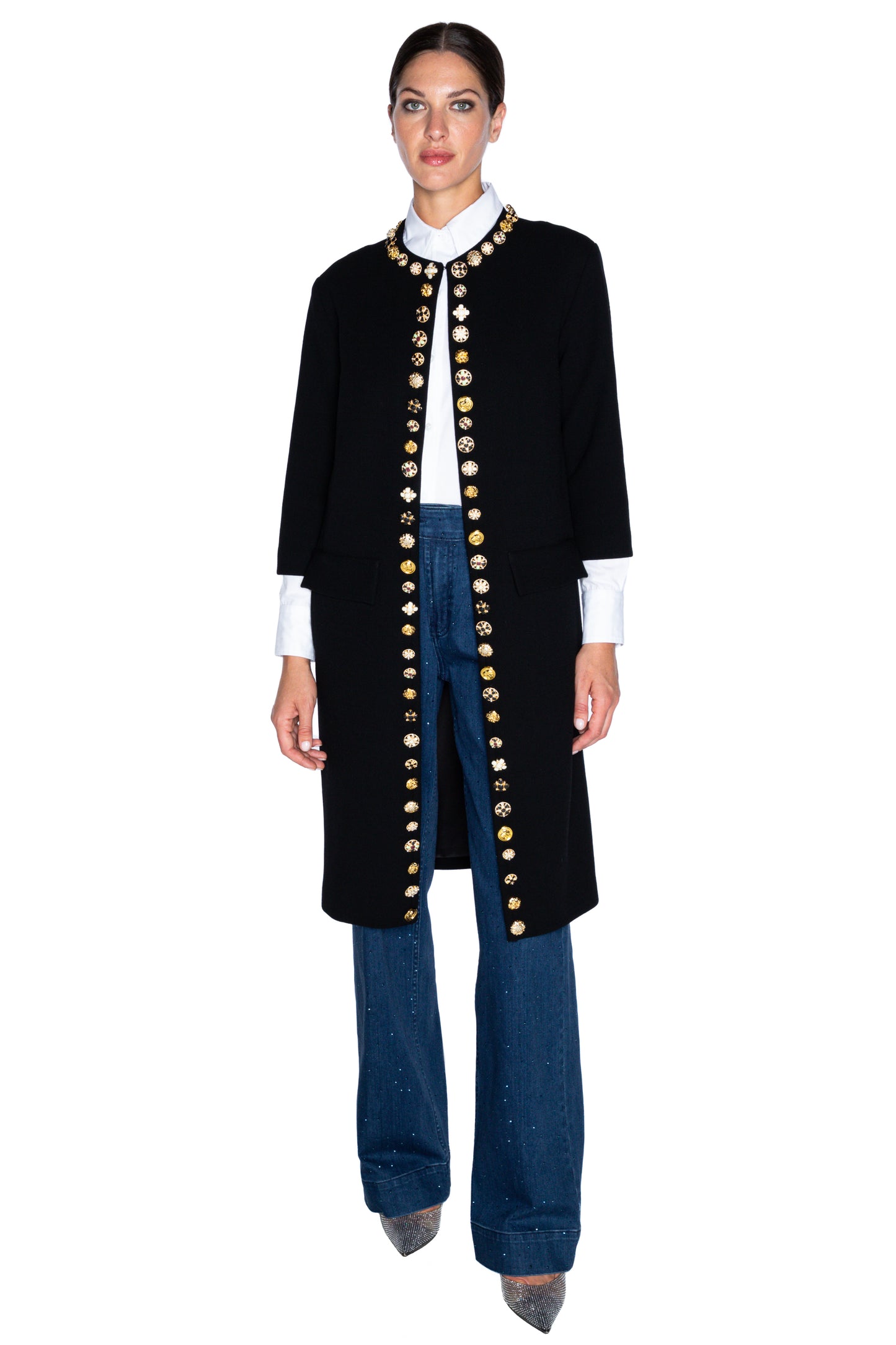 'BUTTON LUXE' DUSTER COAT - - Libertine