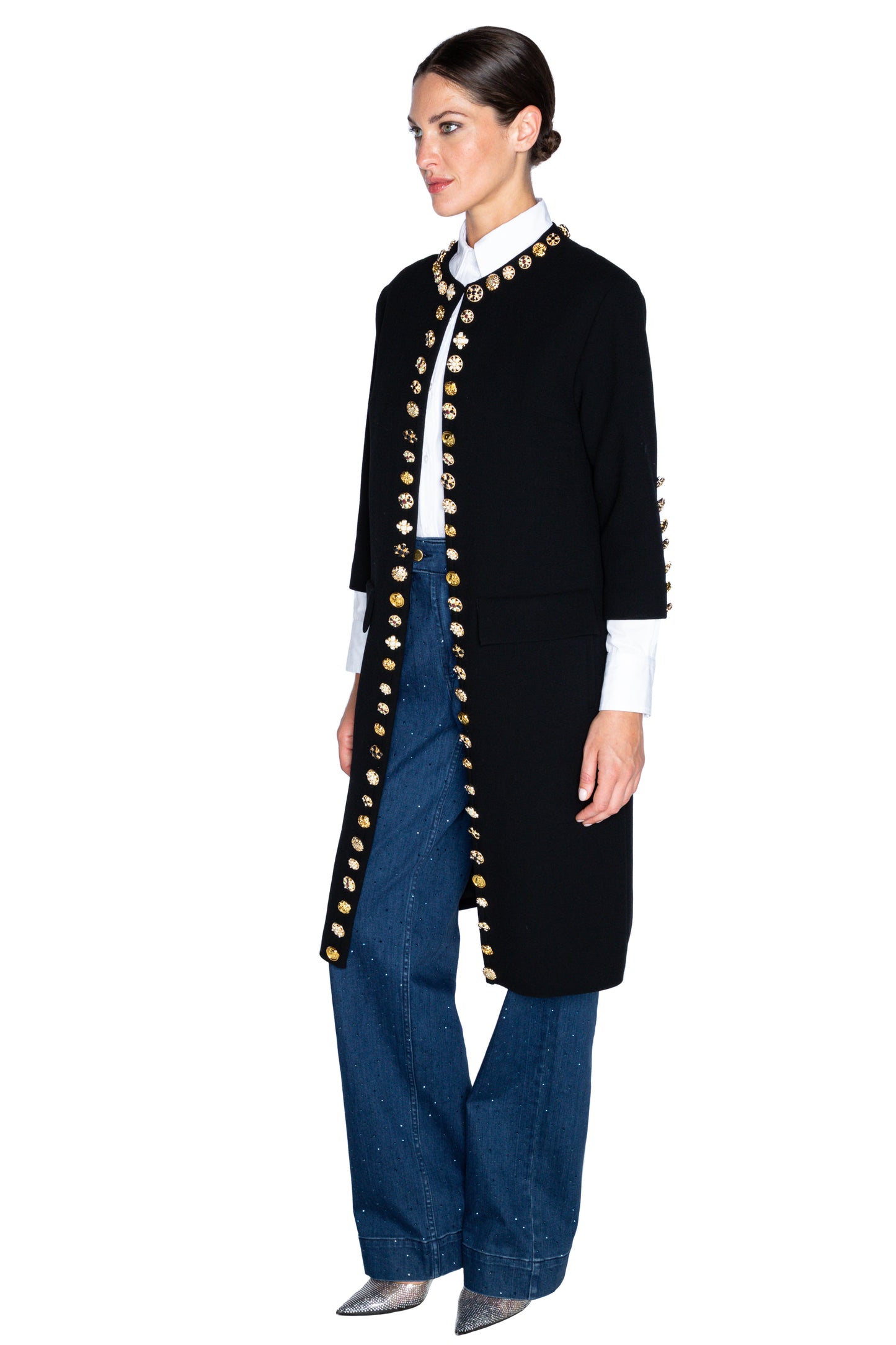 'BUTTON LUXE' DUSTER COAT - - Libertine
