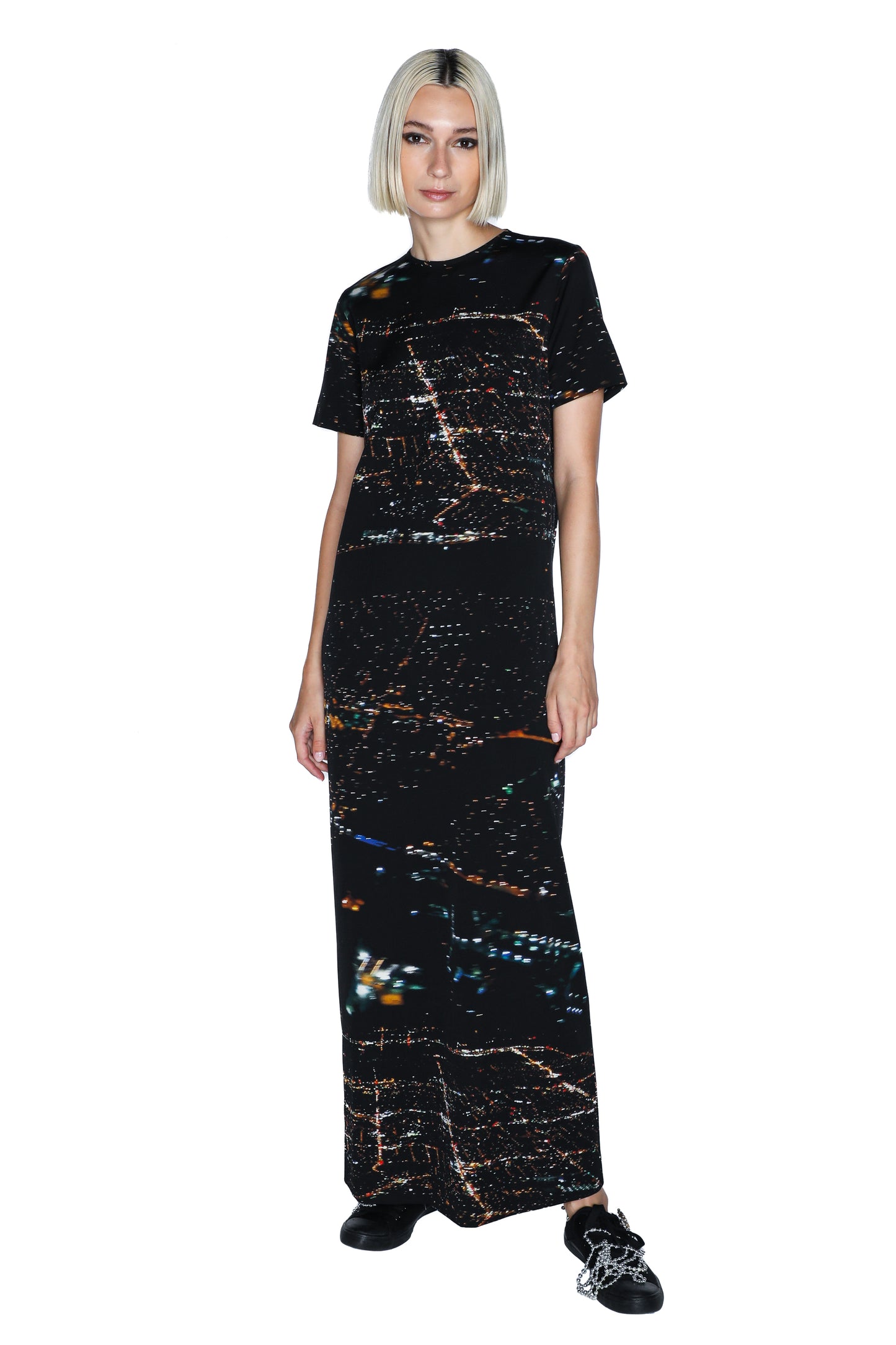 'LAX' SHORT SLEEVE MAXI DRESS - - Libertine