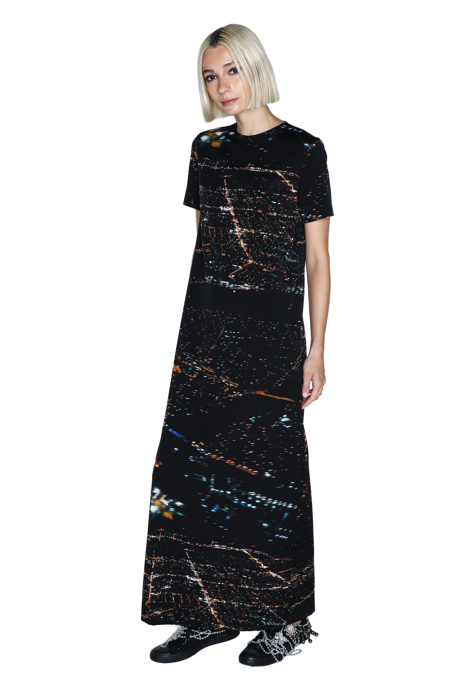 'LAX' SHORT SLEEVE MAXI DRESS - - Libertine