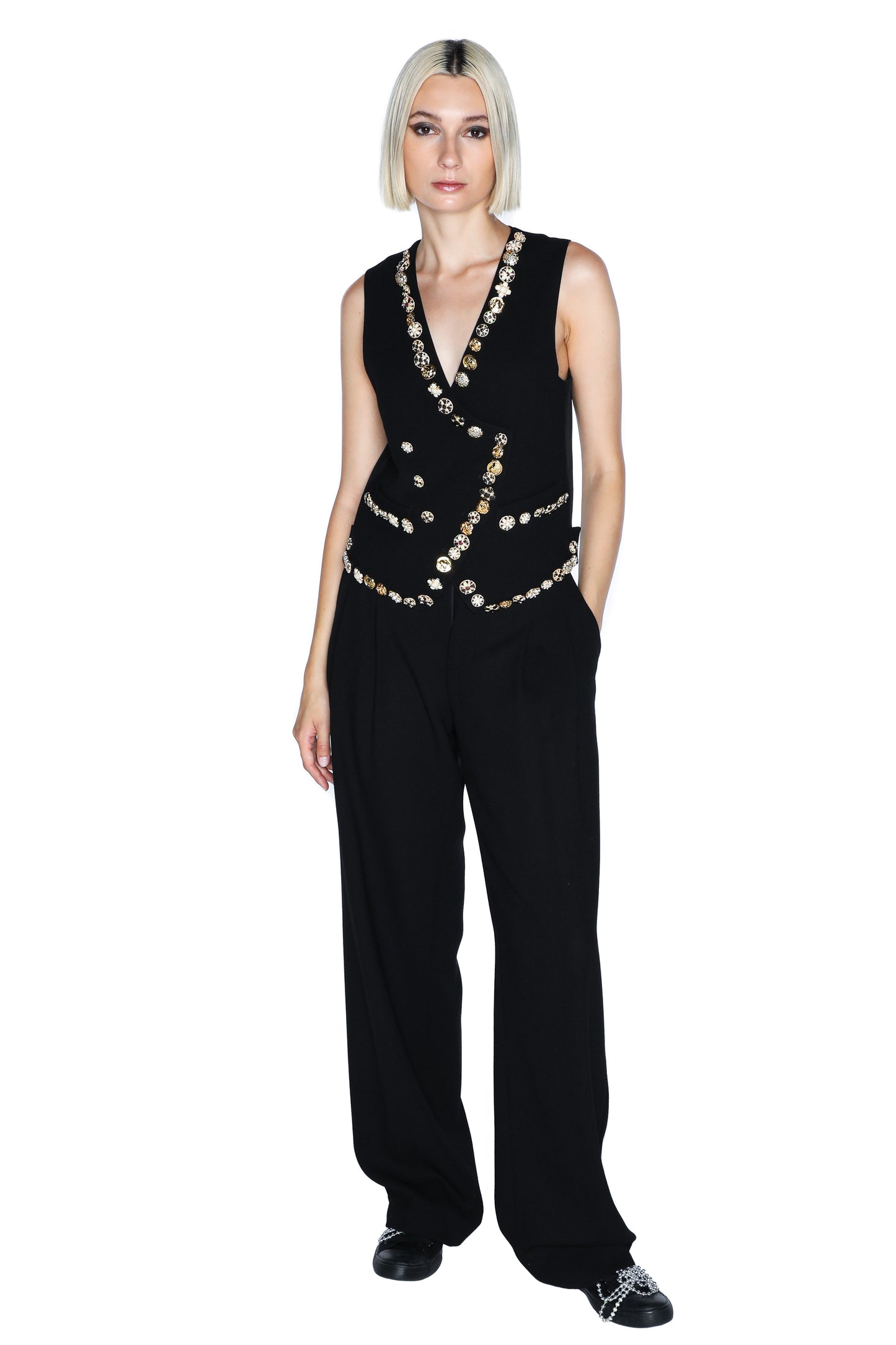 'BUTTON LUXE' WAISTCOAT - - Libertine