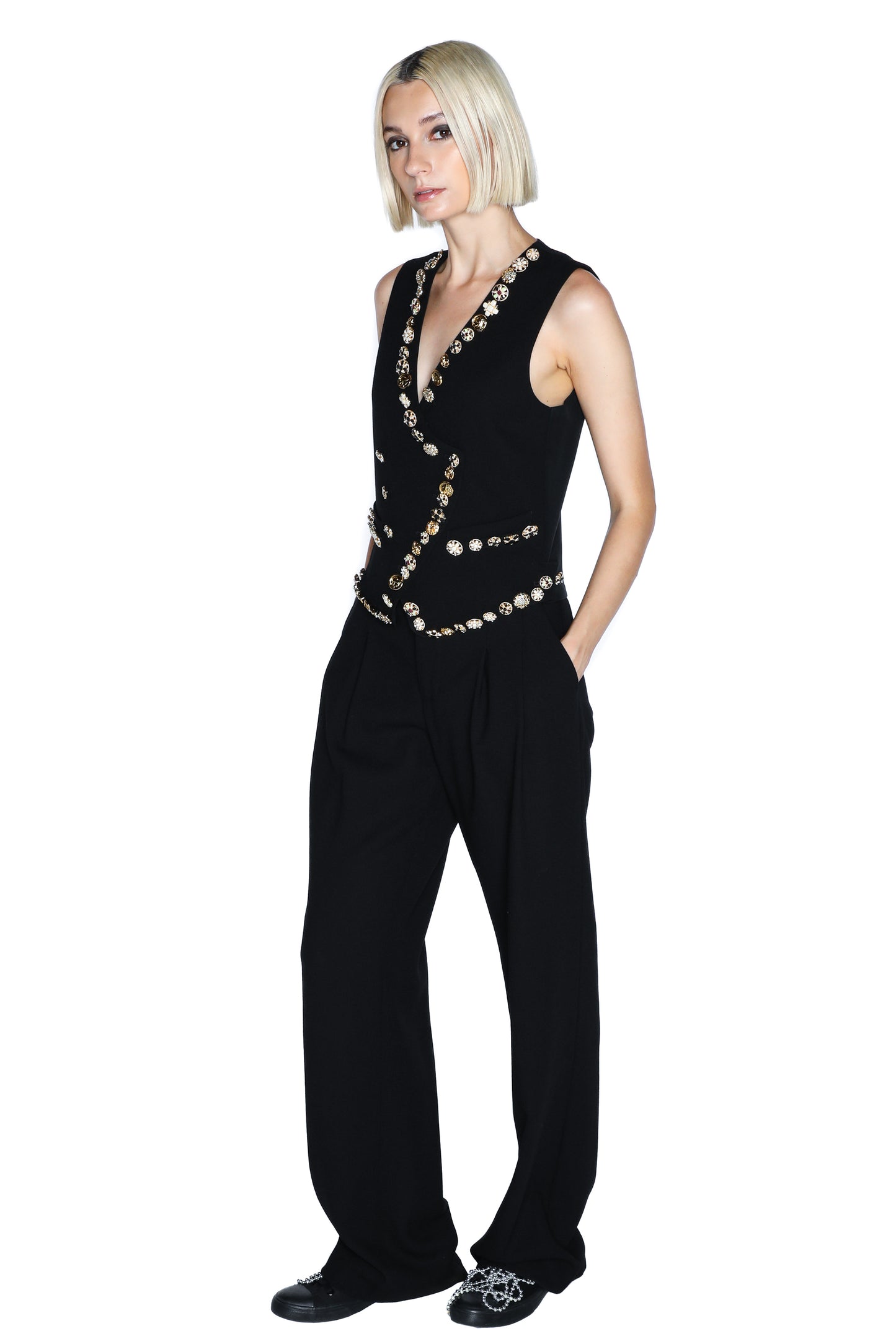'BUTTON LUXE' WAISTCOAT - - Libertine