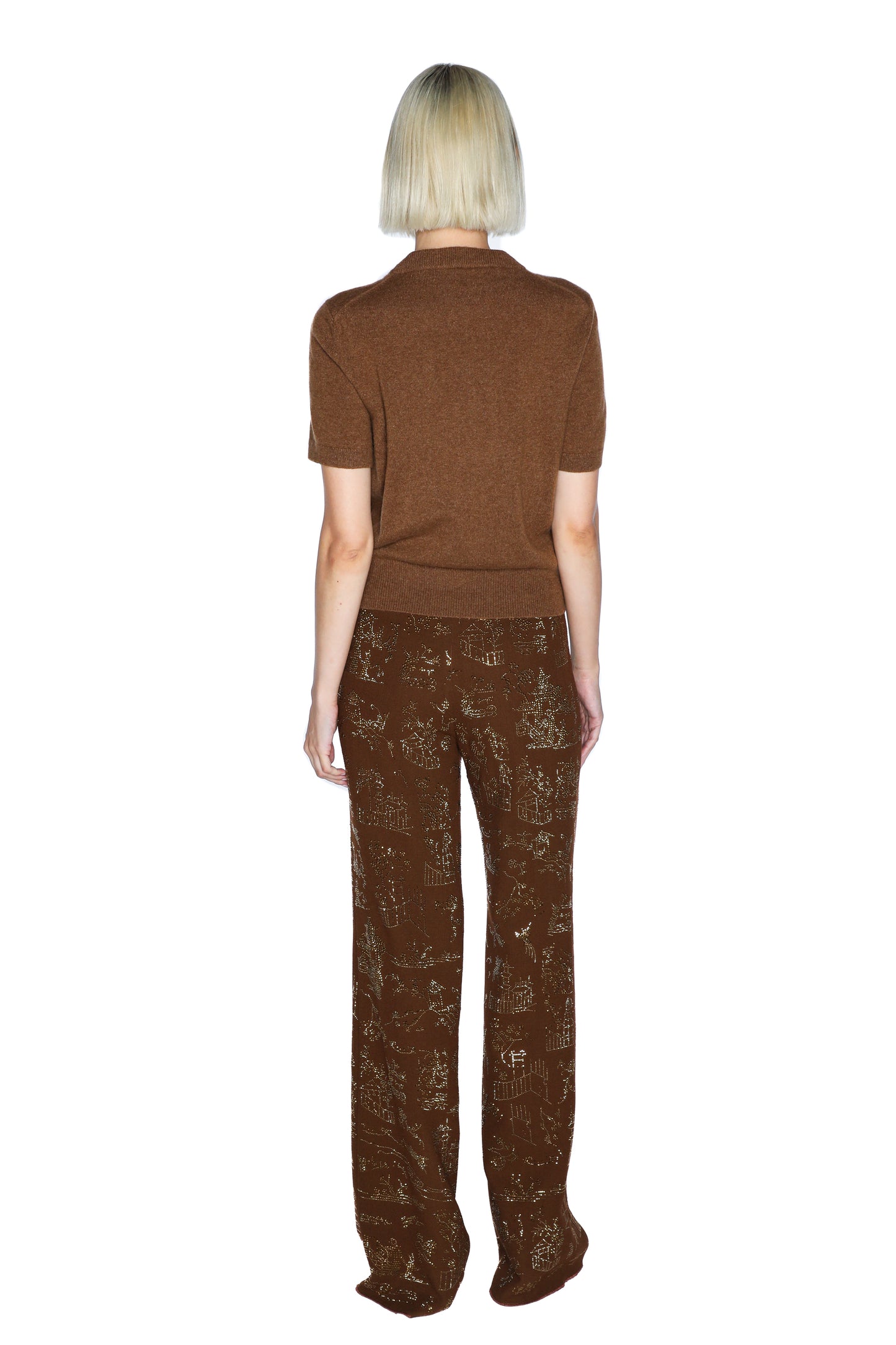 'CHINOISERIE' SHORT SLEEVE PULLOVER - - Libertine