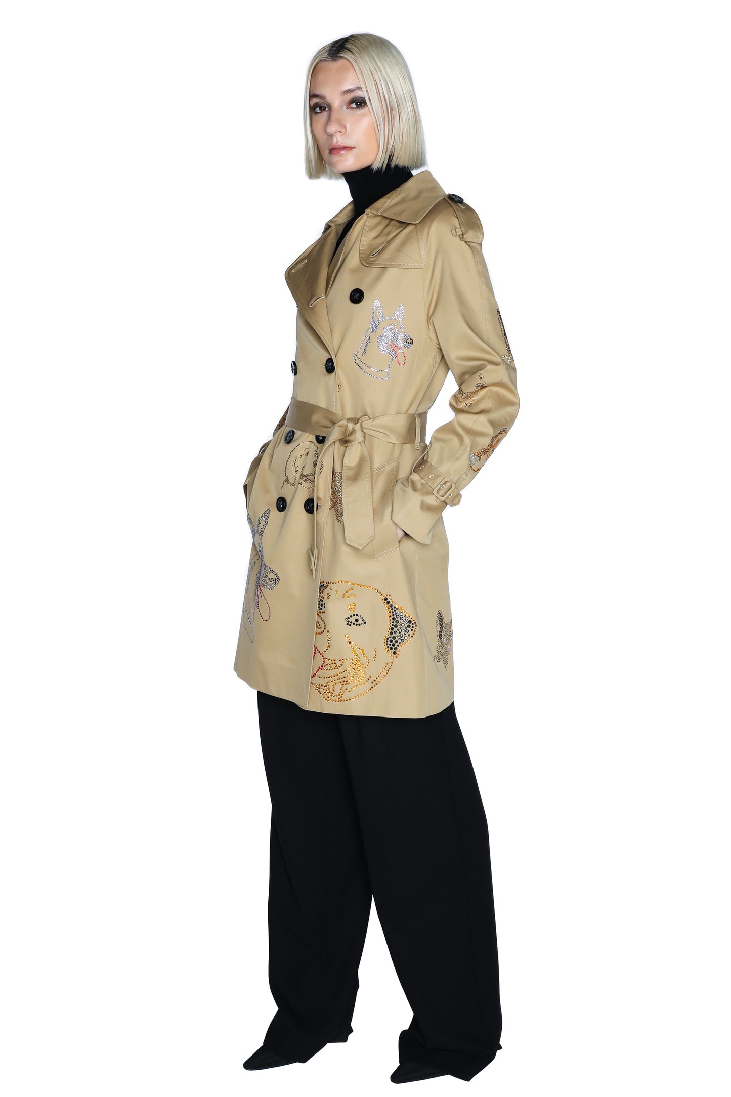 'WHO LET THE DOGS OUT' TRENCH COAT - - Libertine