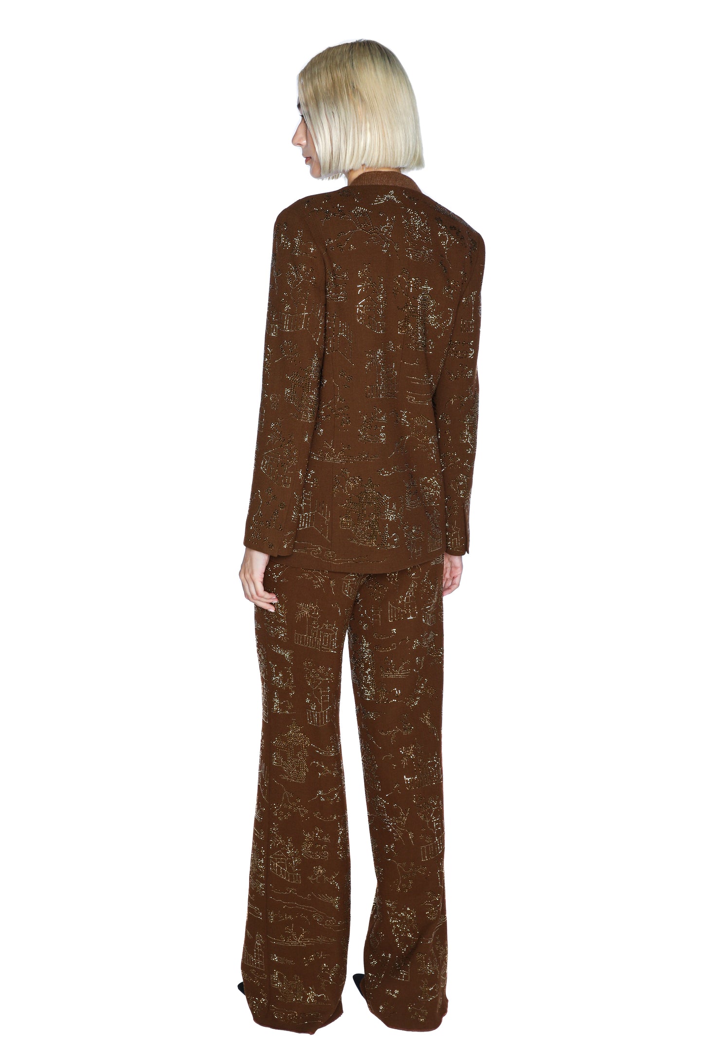 'CHINOISERIE' V NECK JACKET - - Libertine