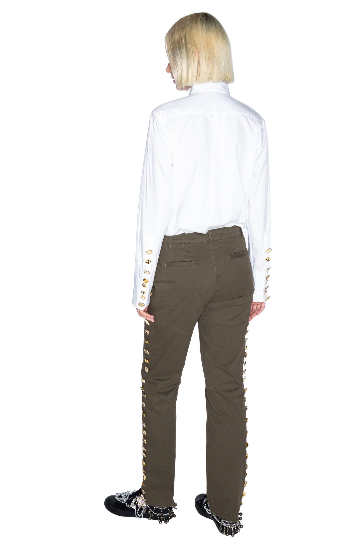 'BUTTON LUXE' WOMENS CHINOS - - Libertine
