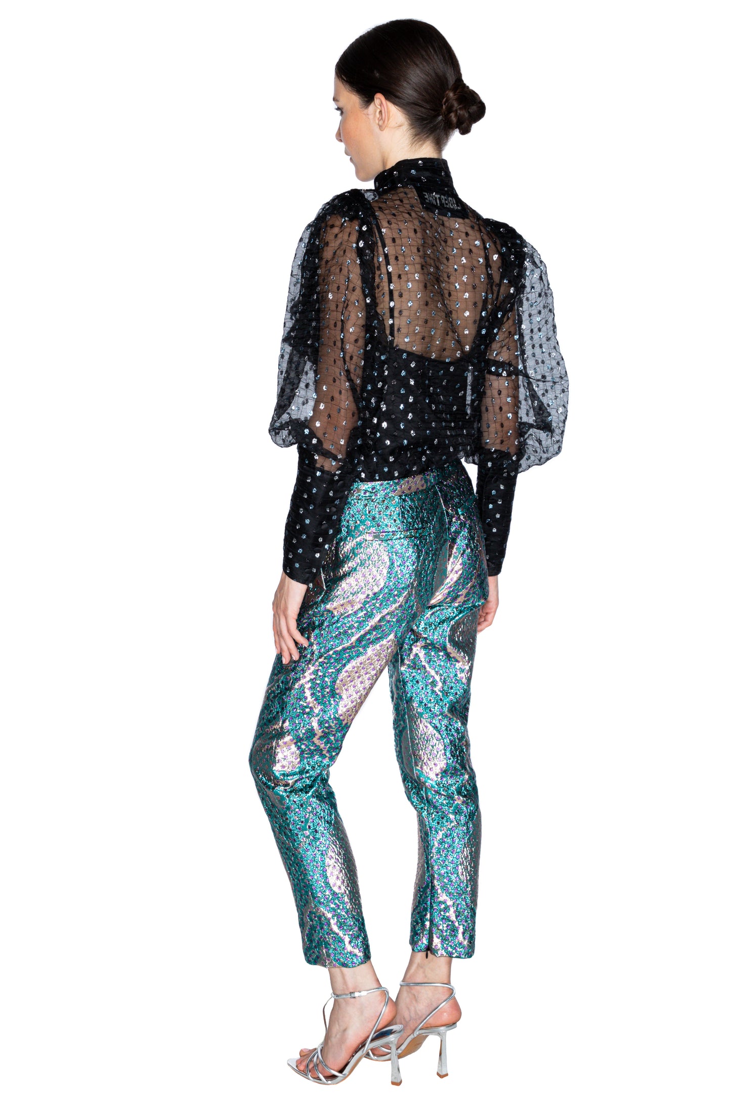 'TANGIER JACQUARD' CIGARETTE PANT - - Libertine