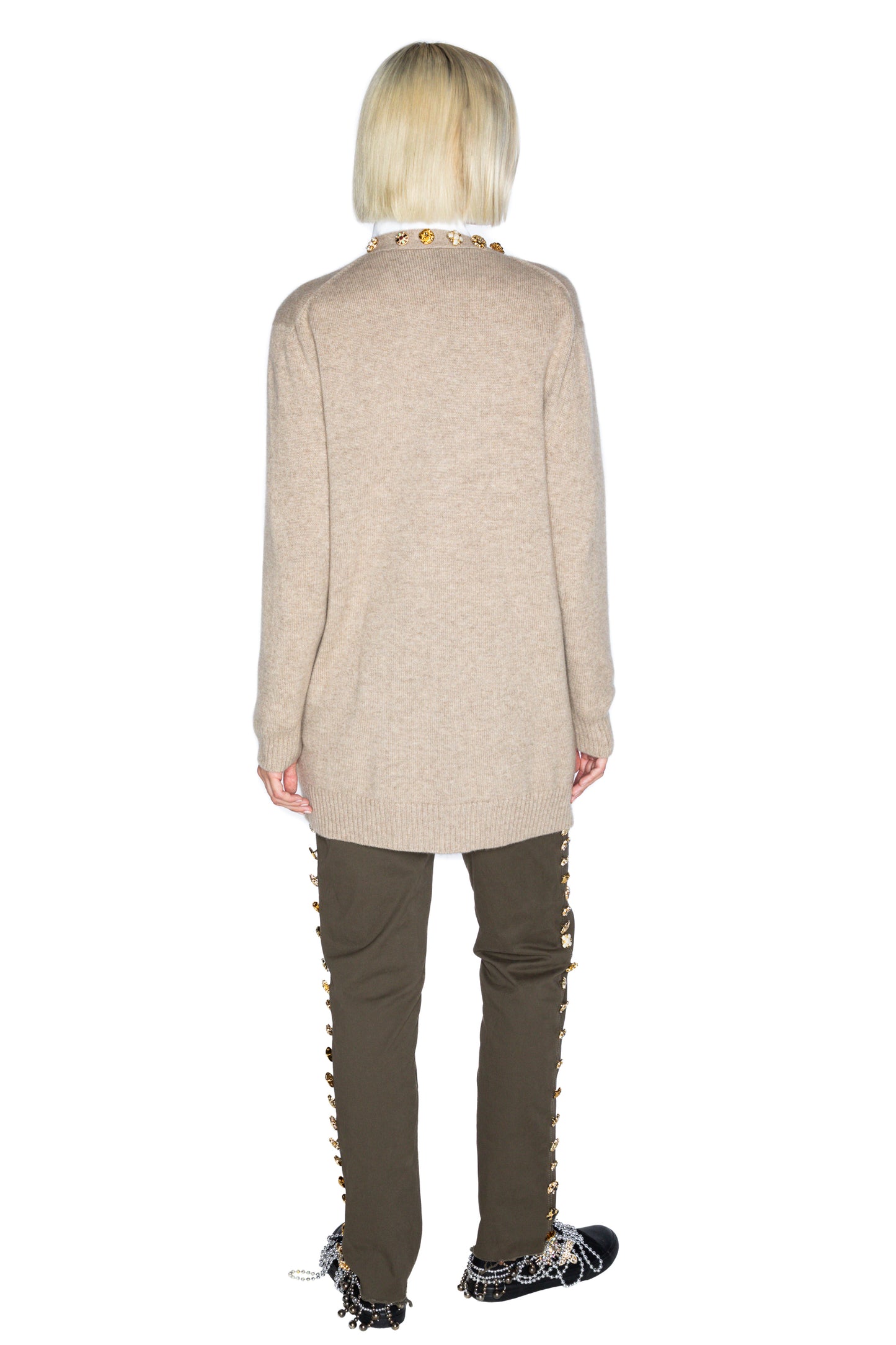 'BUTTON LUXE' OVERSIZED CARDIGAN - - Libertine