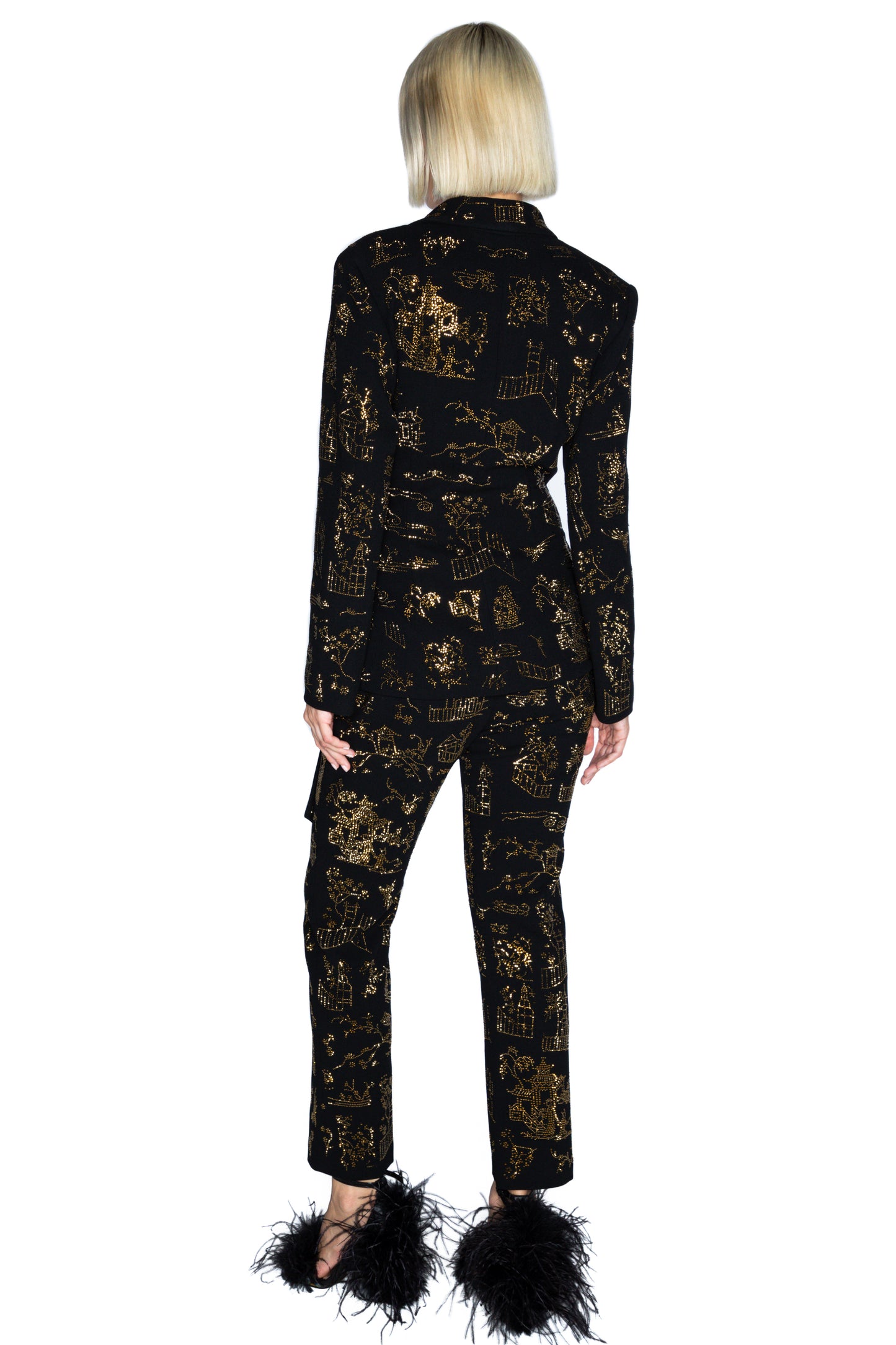 'CHINOISERIE' WRAP JACKET - - Libertine