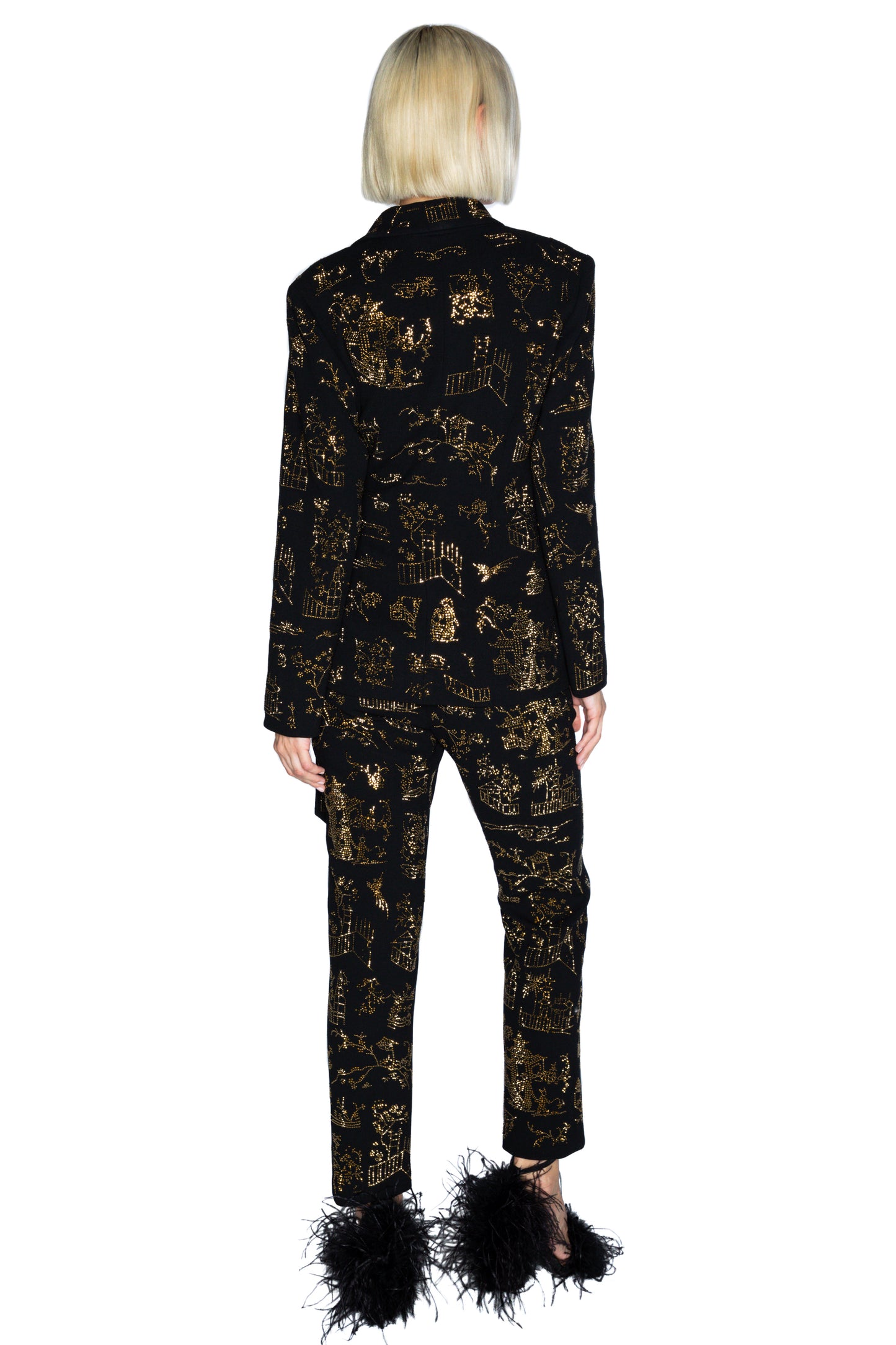 'CHINOISERIE' WRAP JACKET - - Libertine