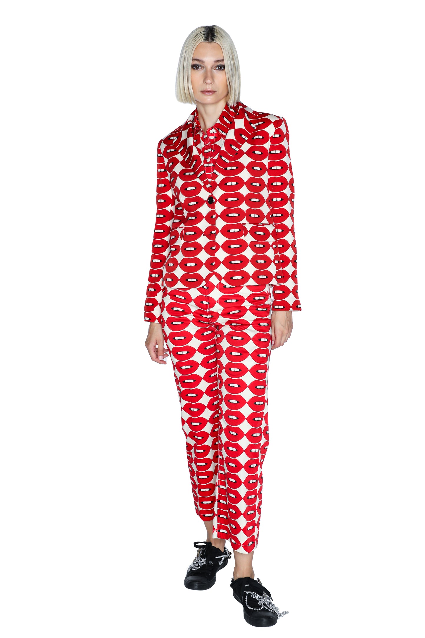 'FRENCH KISSING IN THE USA' L/S SHORT JACKET - - Libertine