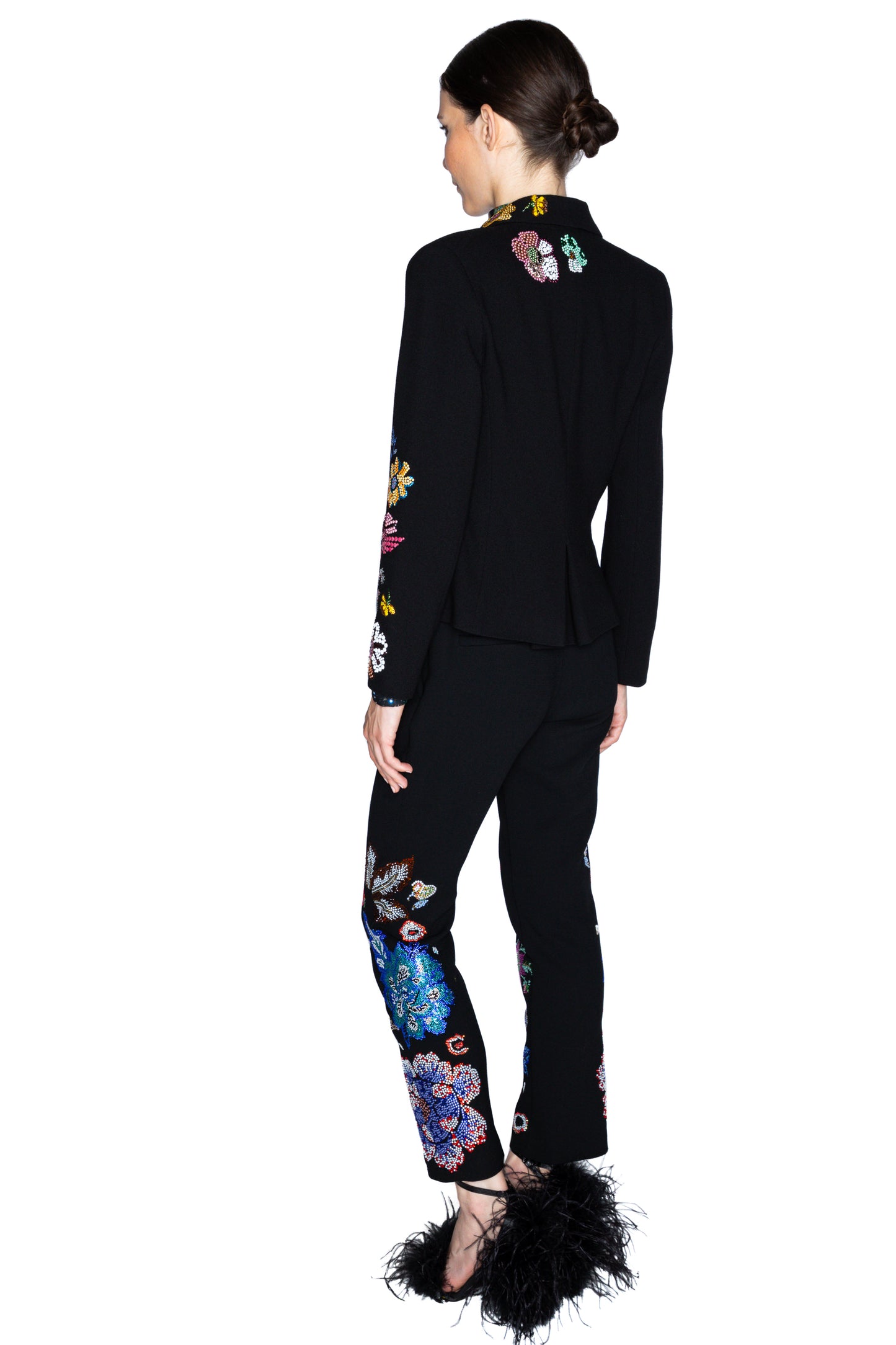 'MILLE FLEUR' L/S SHORT JACKET - BLAZERS - Libertine