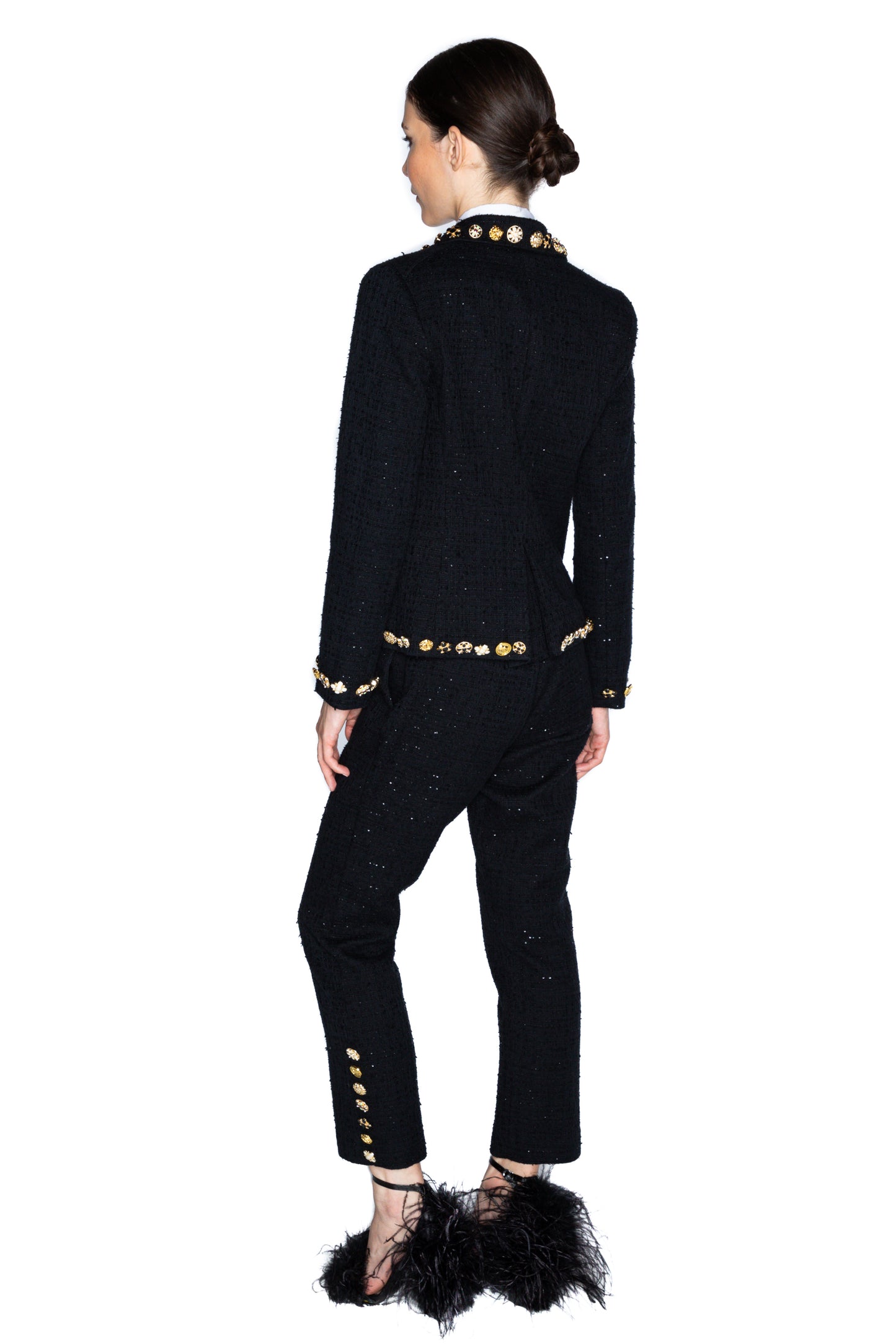 'BUTTON LUXE' L/S SHORT JACKET - - Libertine