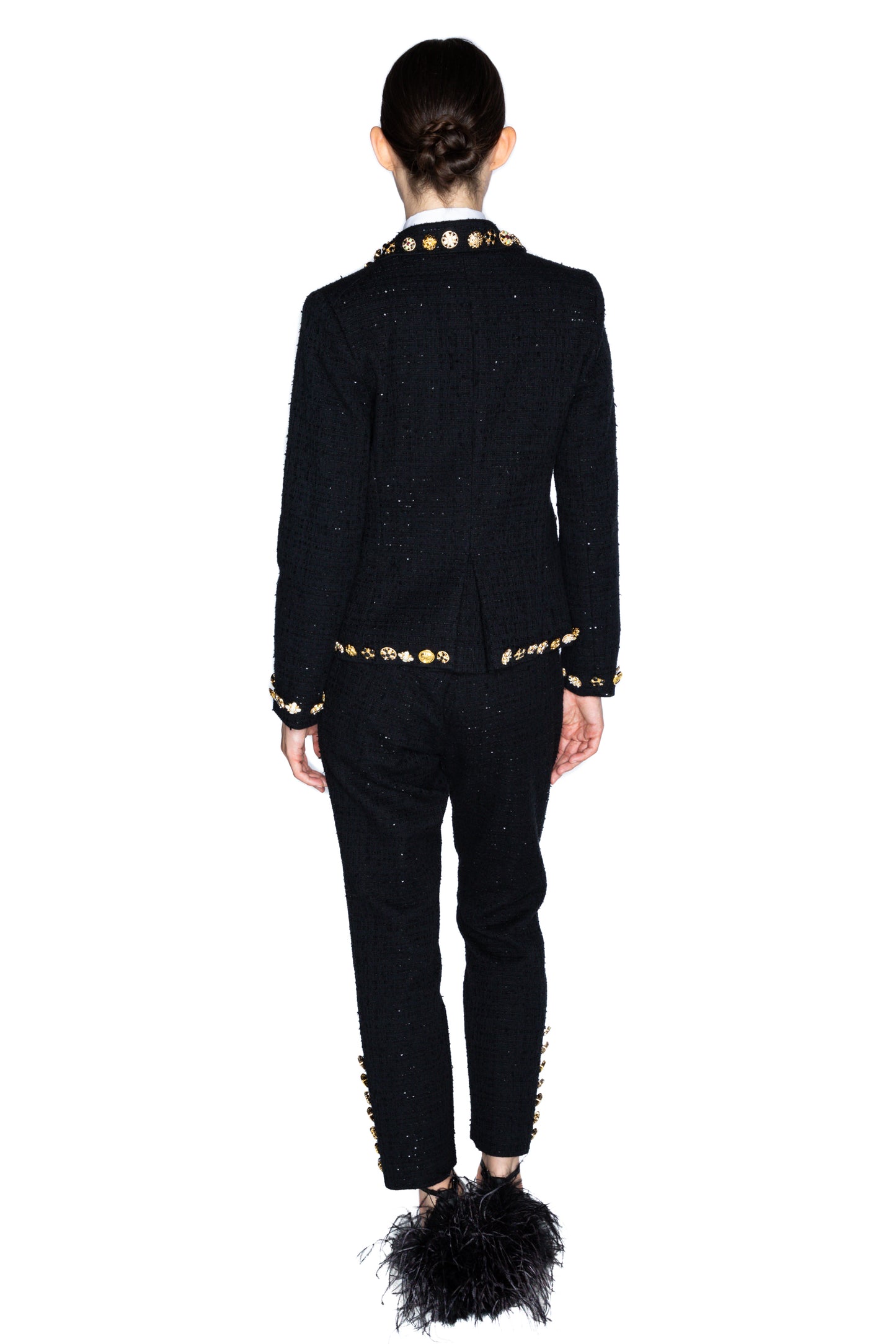 'BUTTON LUXE' L/S SHORT JACKET - - Libertine