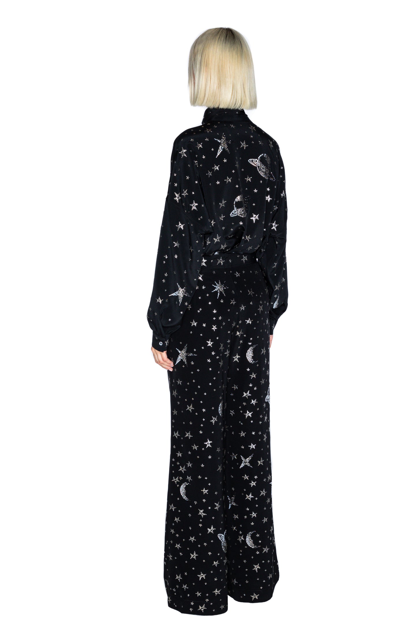 'HERE, THERE, AND EVERYWHERE' WIDE LEG TROUSERS - - Libertine