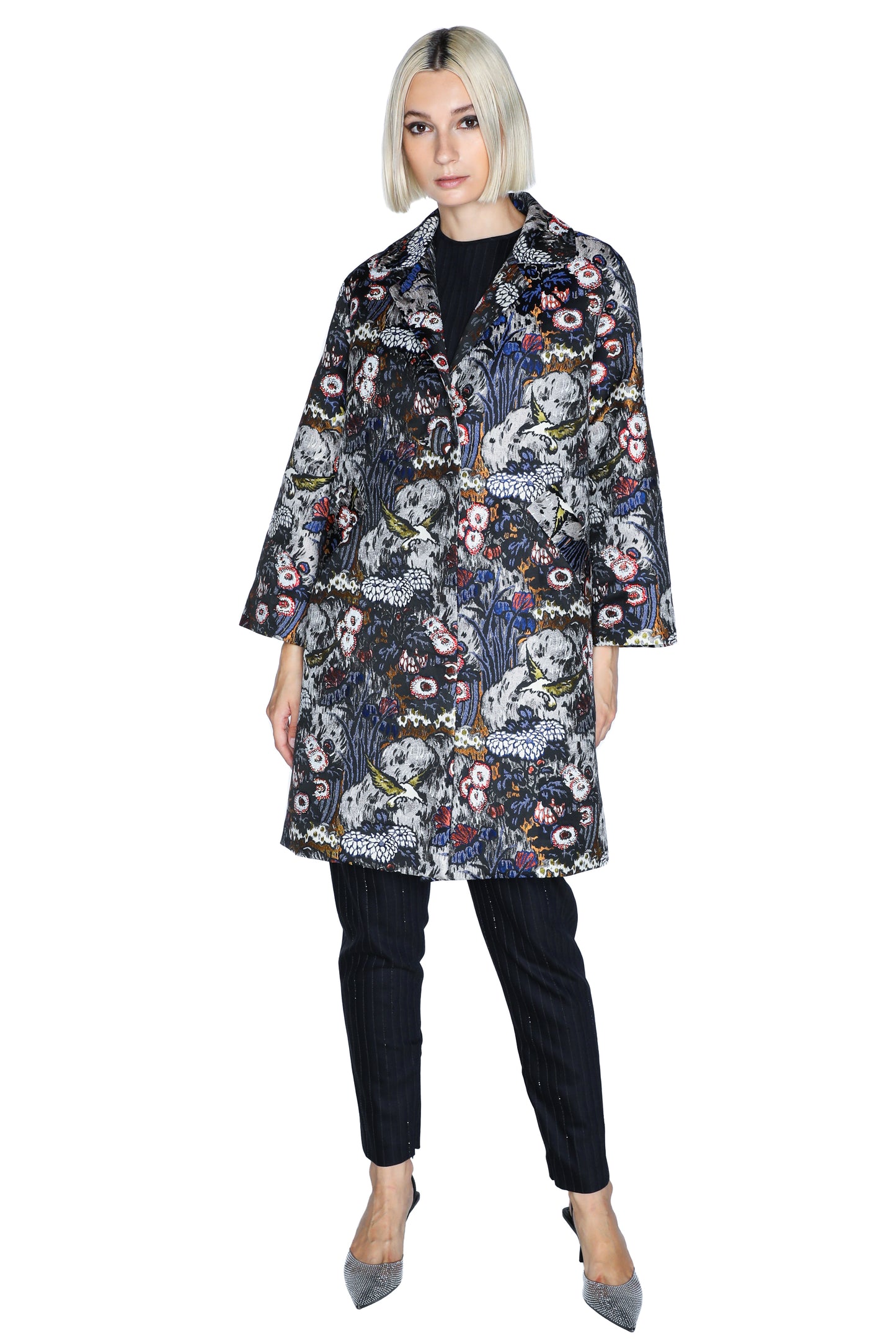 'SCHOLARS ROCK' NOTCHED LAPEL COAT - - Libertine